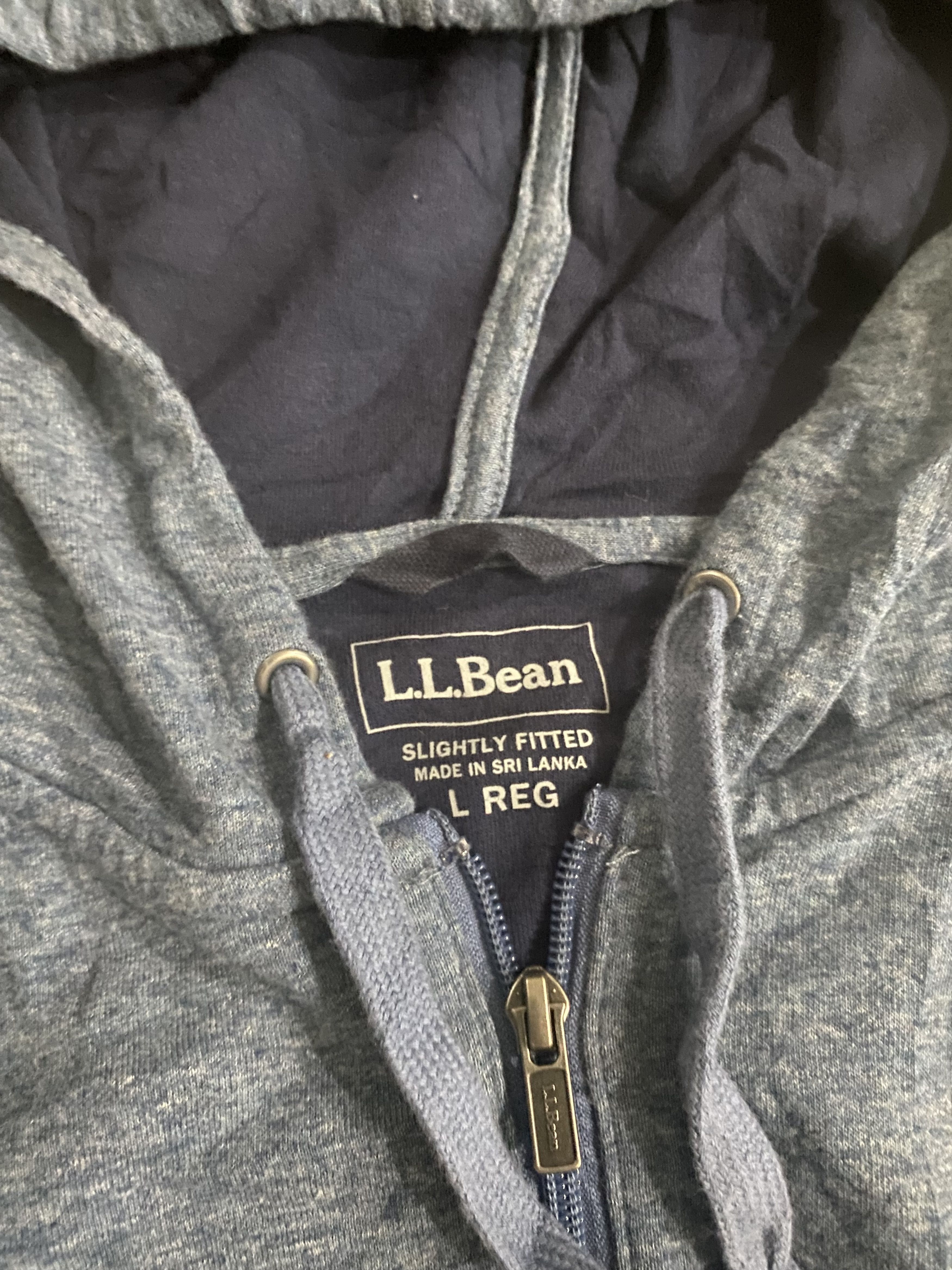 Japanese Brand × L.L. Bean Vintage LL Bean Zip Up Hoodie Size US L / EU 52-54 / 3 - 2 Thumbnail