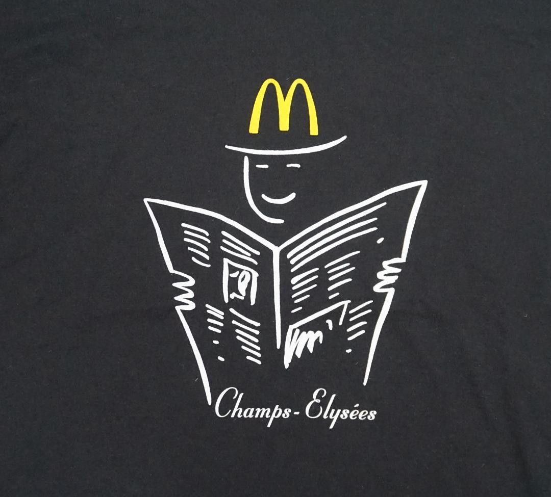 Vintage 90's マクドナルド 「Champs-Elysees」Tシャツ ビンテージ Size US L / EU 52-54 / 3 - 2 Thumbnail