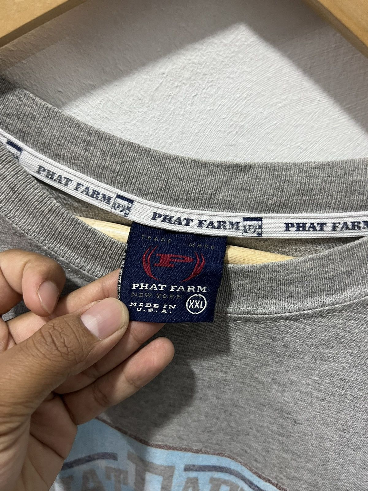 Phat Farm × Vintage Vintage Phat Farm American Flava Tshirt Size US XXL / EU 58 / 5 - 5 Thumbnail