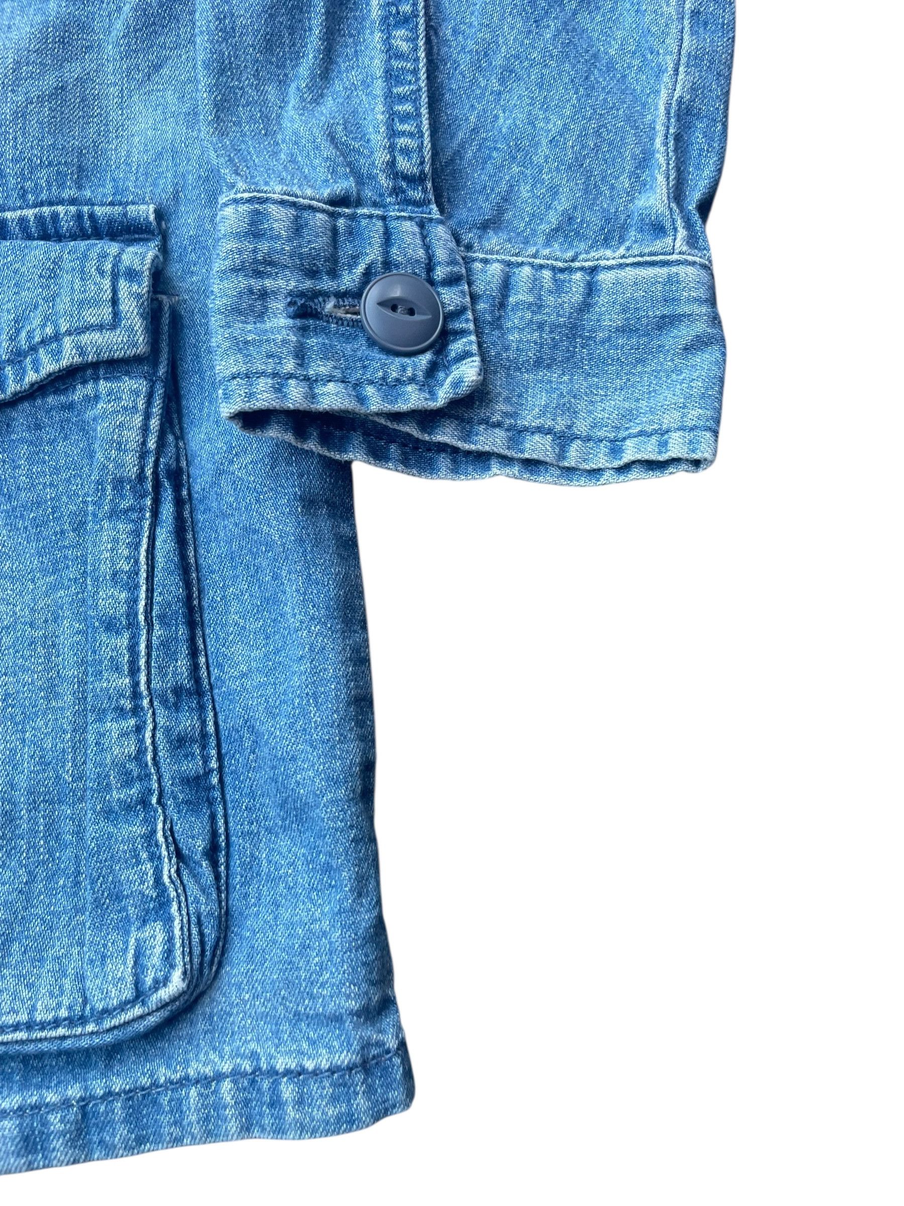 SLY Sly Jeans Military M65 Style Denim Jacket Size US M / EU 48-50 / 2 - 7 Thumbnail