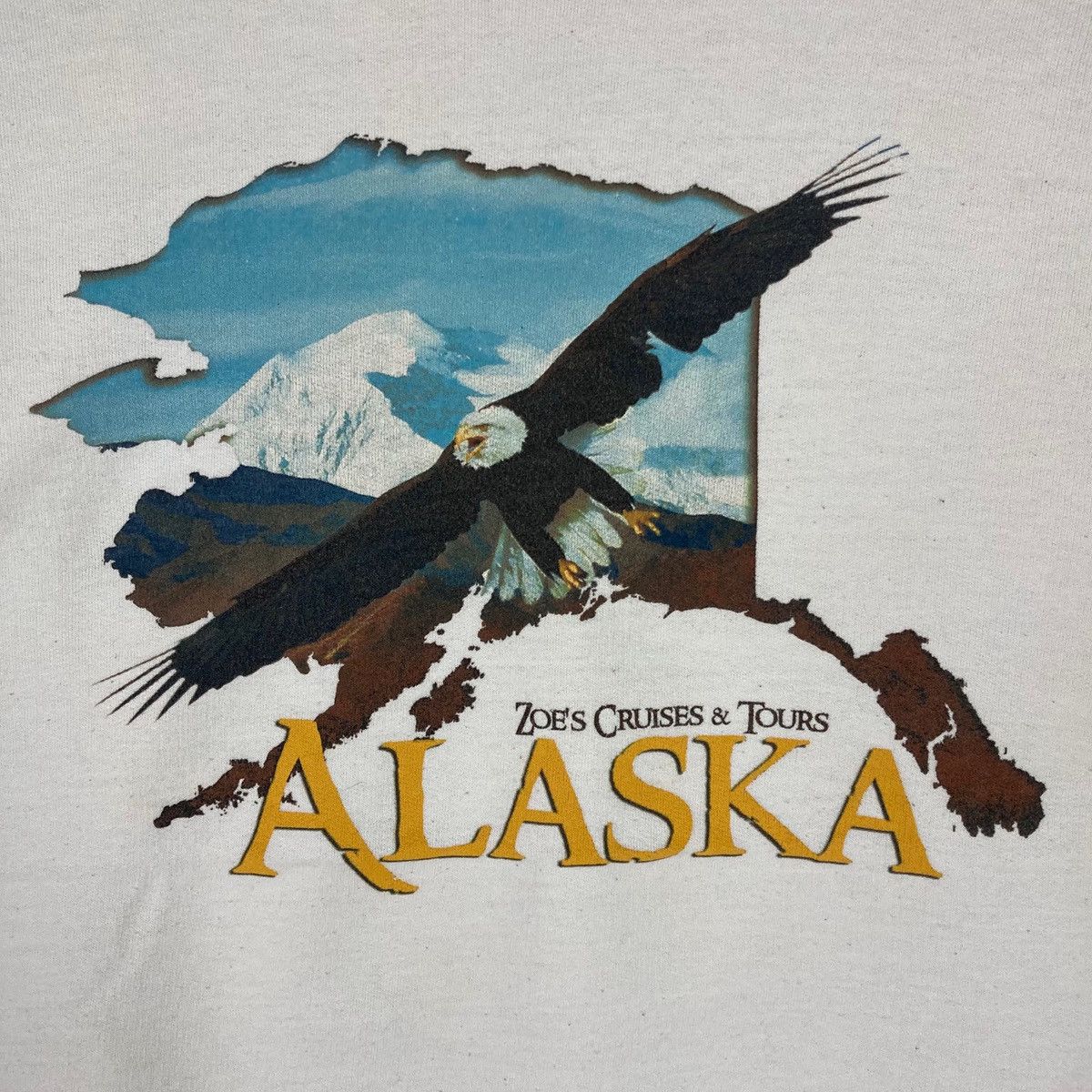 Hanes Vintage Hanes Eagle Alaska Pullover Jumper Sweatshirt Size US L / EU 52-54 / 3 - 3 Thumbnail