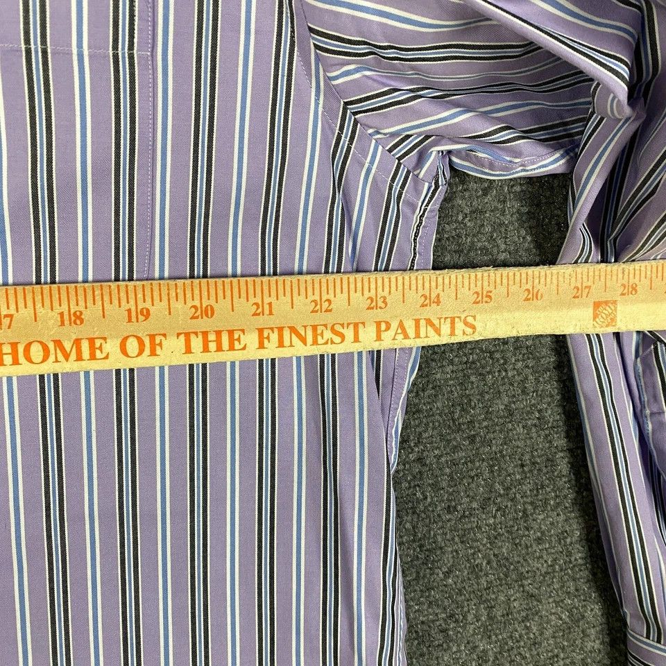 Lands' End Lands' End Button Down Shirt Men's Large 42-44 Striped Size US L / EU 52-54 / 3 - 4 Thumbnail