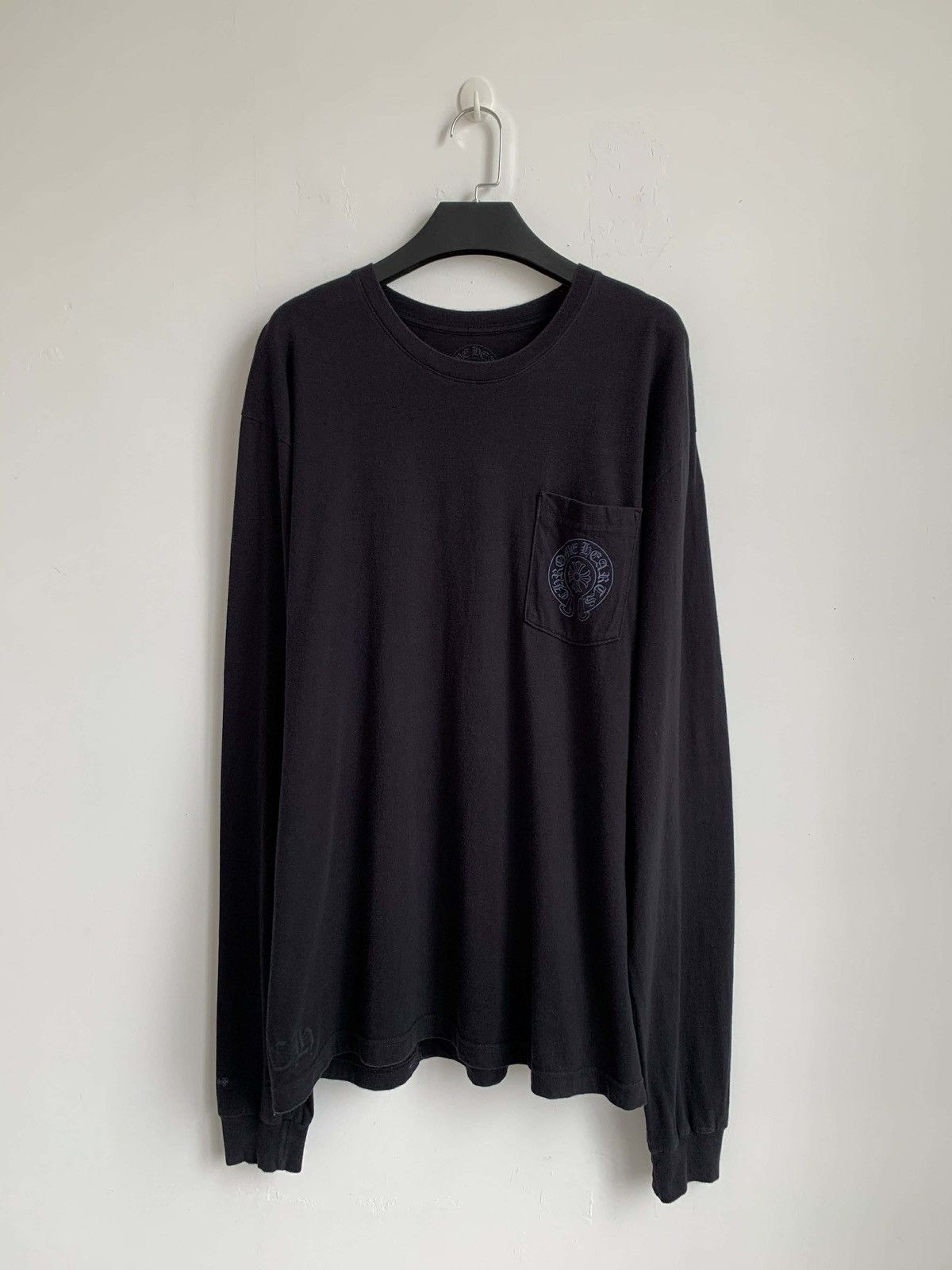 Chrome Hearts Rare Chrome Hearts STAFF Purple On Black Long Sleeve Size US XL / EU 56 / 4 - 5 Thumbnail