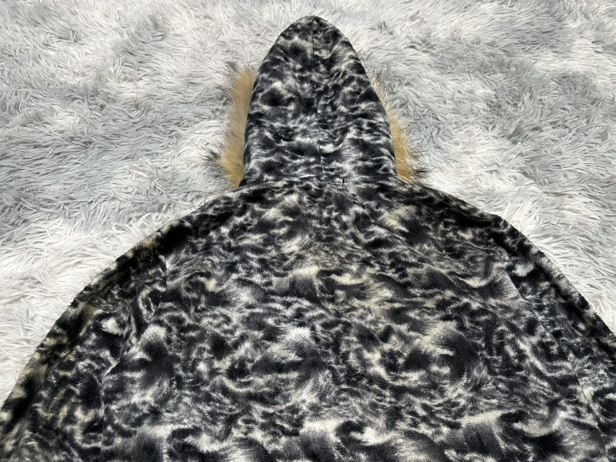 🔥Y2K Archived Tornado Mart Velvet Fur Hoodie Zip