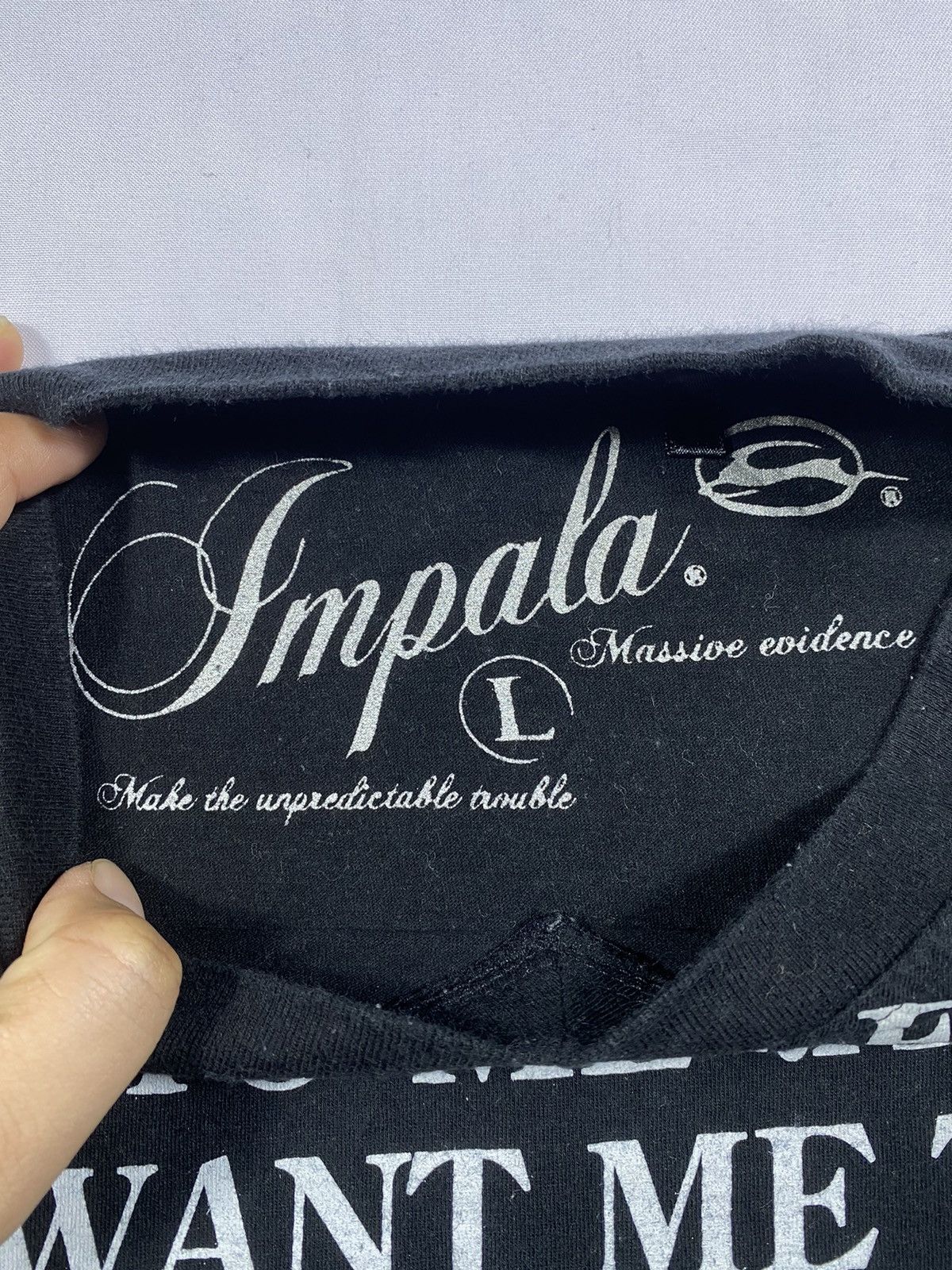 If Six Was Nine Japanese Impala poem gothic punk style long slevee Size US L / EU 52-54 / 3 - 5 Thumbnail