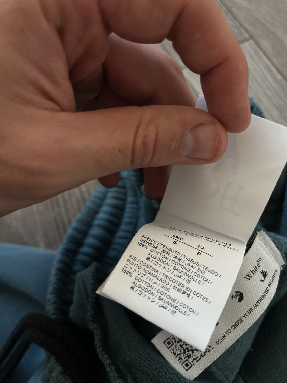 Off-White Off-White Rare Graphic Spray Logo Arrow Track Pants Size US 31 - 14 Thumbnail