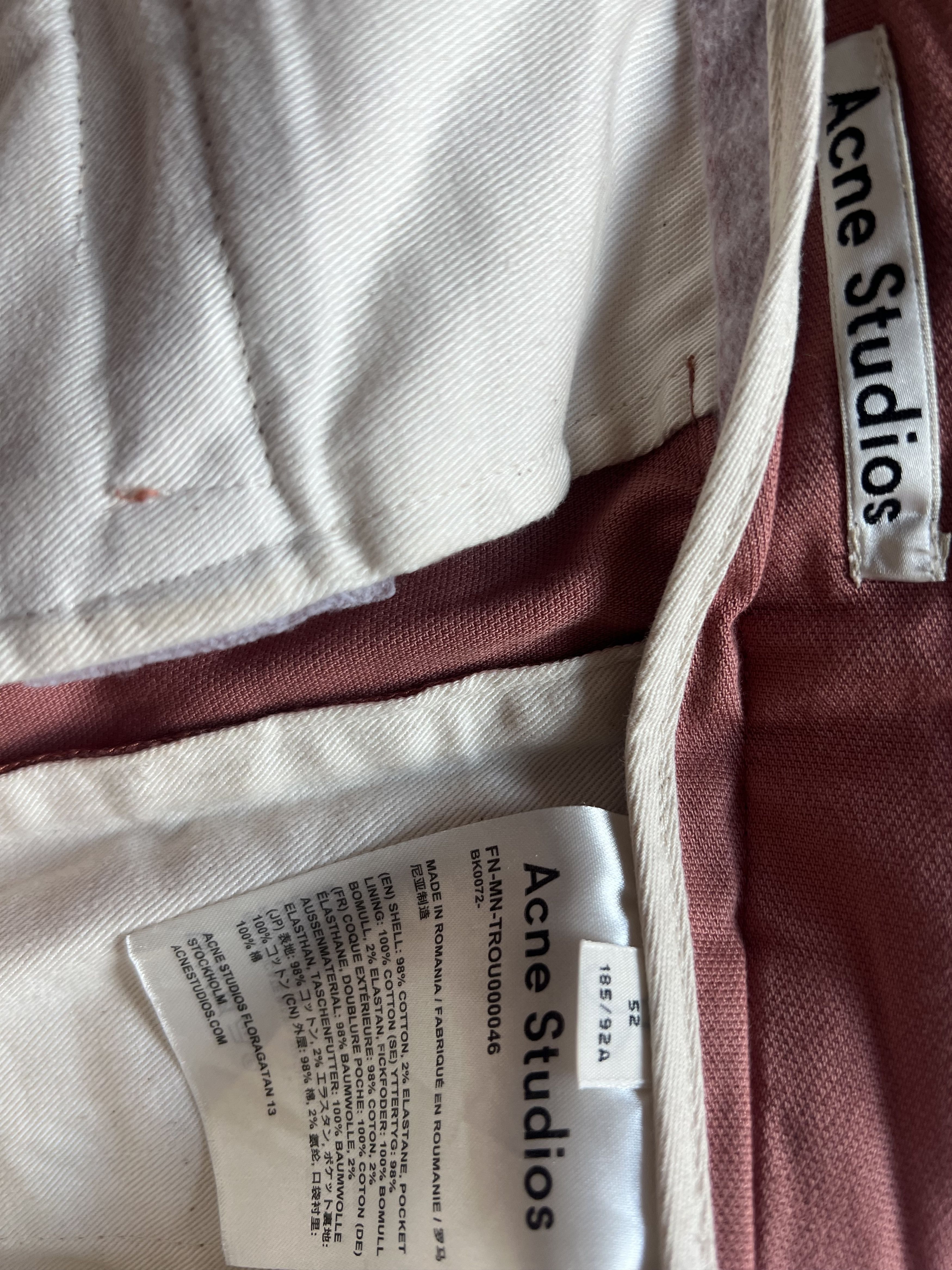 Acne Studios Stylish cropped pants from Acne Studio Size US 36 / EU 52 - 4 Thumbnail