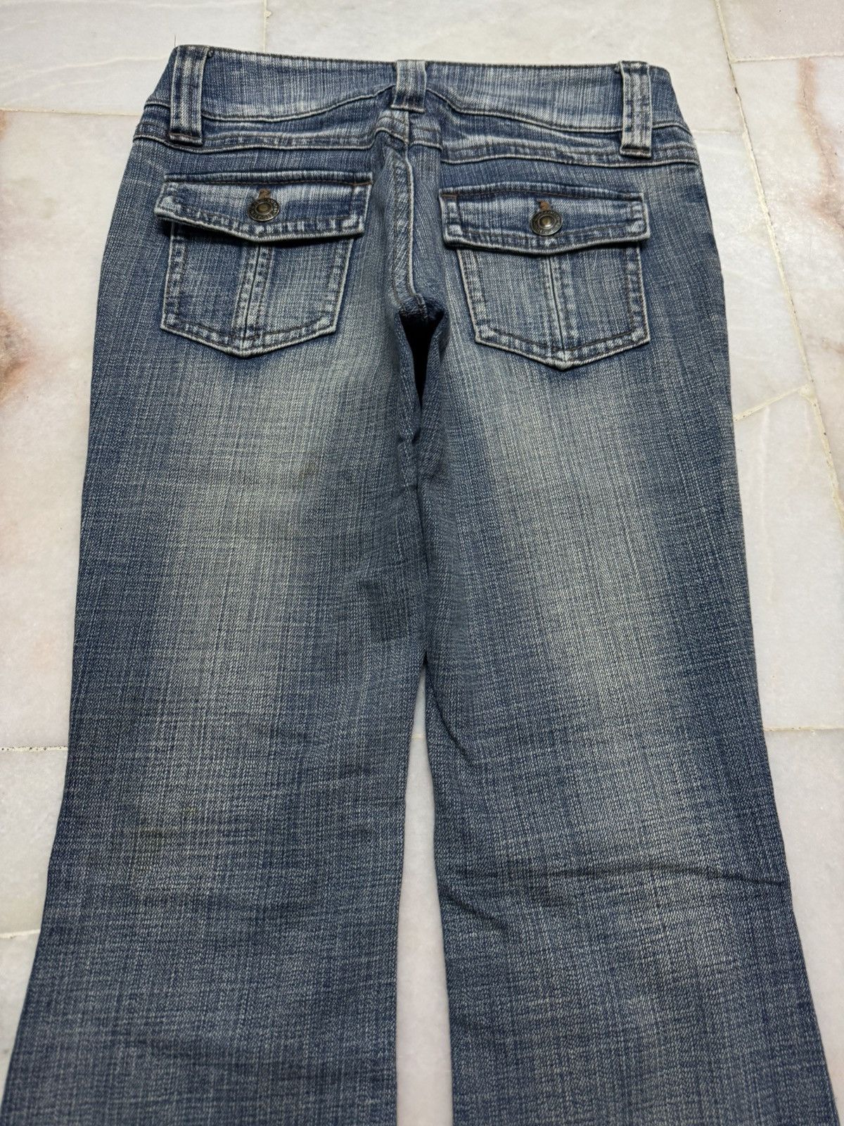 20471120 💥BELL BOTTOM💥VINTAGE JAPANESE BUSHPANTS MUDWASH FLARED JEAN Size US 26 / EU 42 - 12 Thumbnail