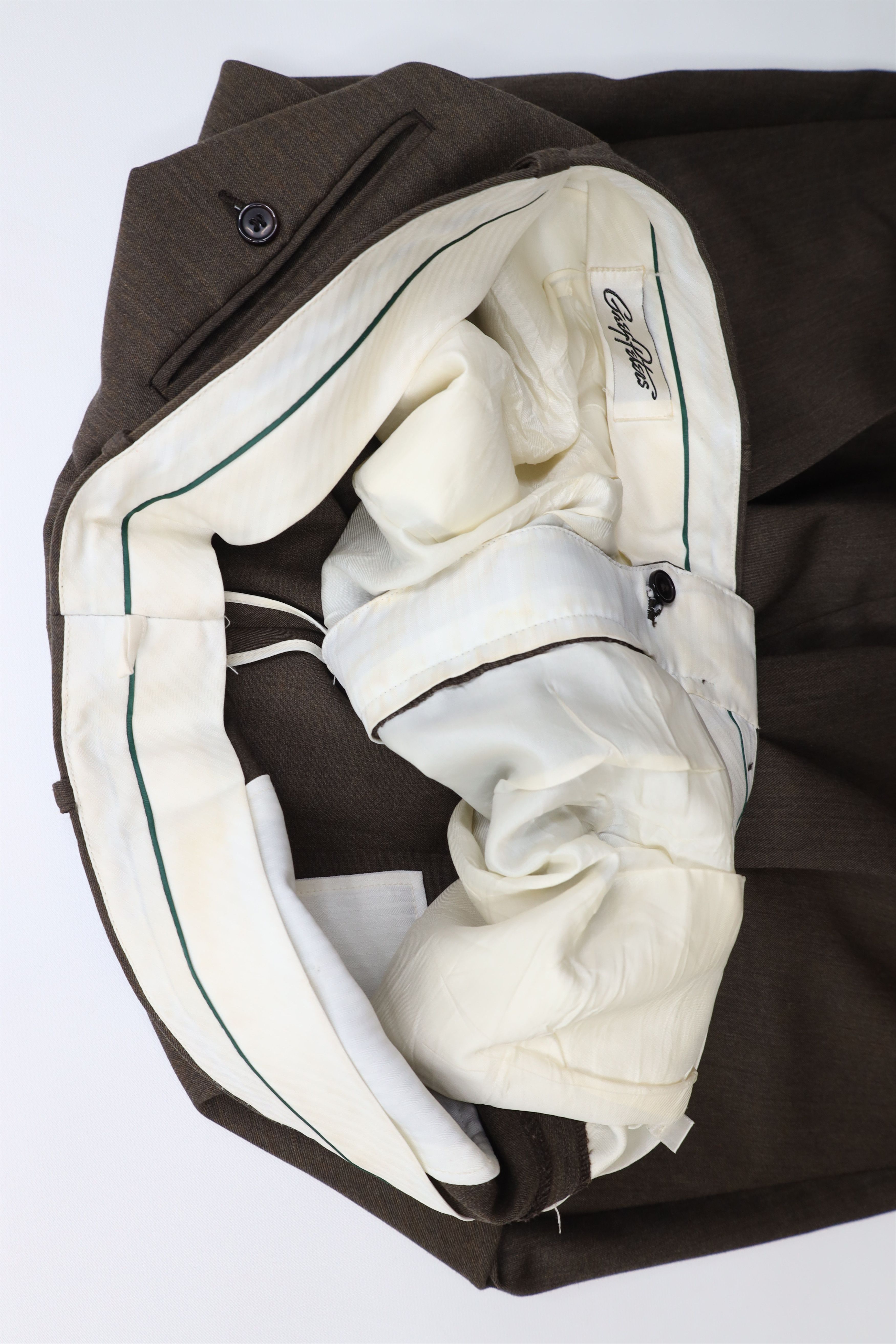 Vintage Vintage 90s Streetwear Wide Leg Chino Pants Heather Brown Size US 38 / EU 54 - 6 Thumbnail