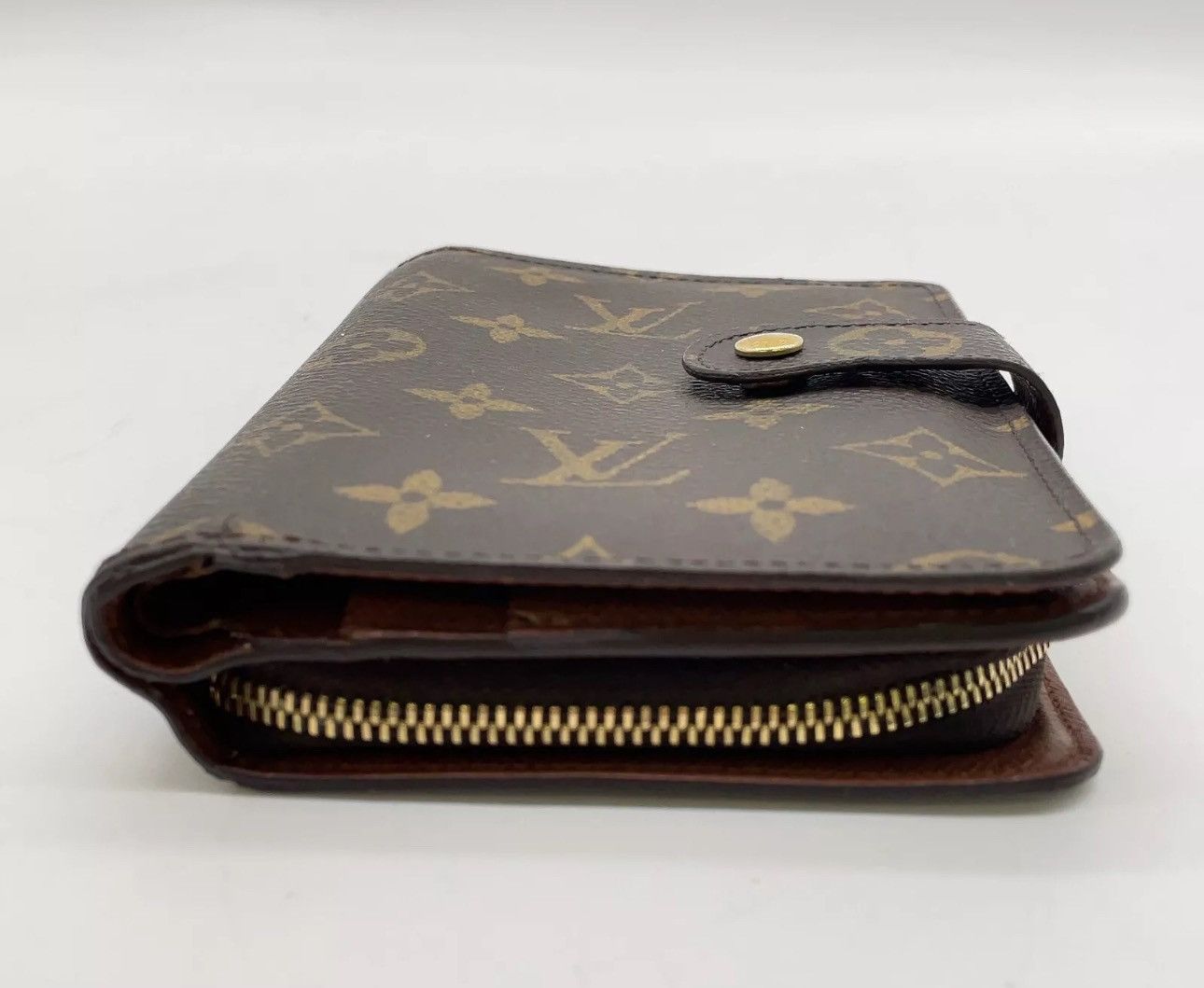 Louis Vuitton Auth Louis Vuitton Monogram Porte Papier Zip M61207 Wallet Size ONE SIZE - 8 Thumbnail