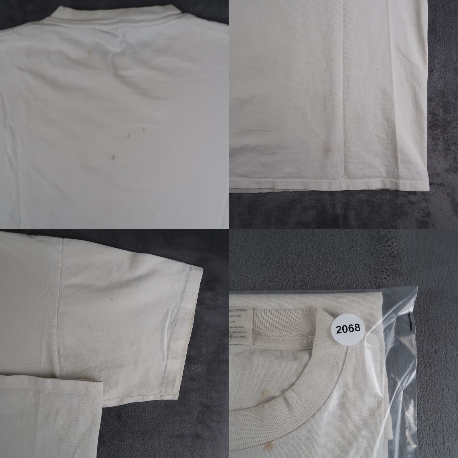 Vintage VINTAGE 90s Killer Abalone Strikes Newspaper T Shirt L White 90s Animals Mens Shirt Size US L / EU 52-54 / 3 - 9 Thumbnail