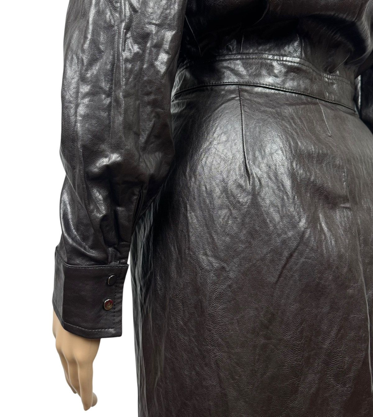ba&sh Ba&sh Robe Sophia Marron Dress Viscose Collared size 0 XS Size XS / US 0-2 / IT 36-38 - 9 Thumbnail
