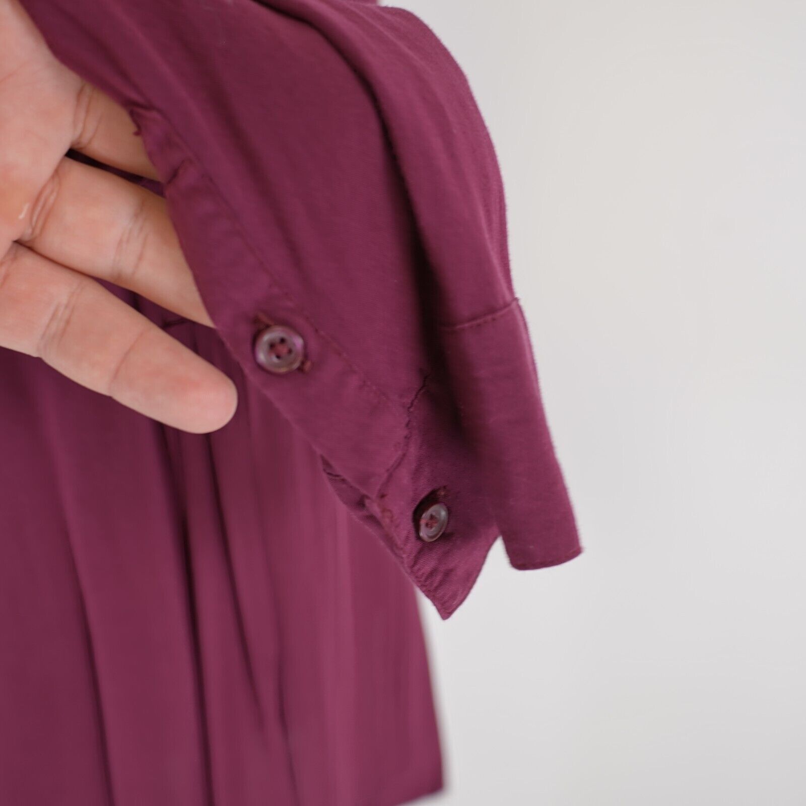 Gap Gap Purple Medium The Tunic Shirt Blouse Long Sleeve 1/2 But Size M / US 6-8 / IT 42-44 - 7 Thumbnail
