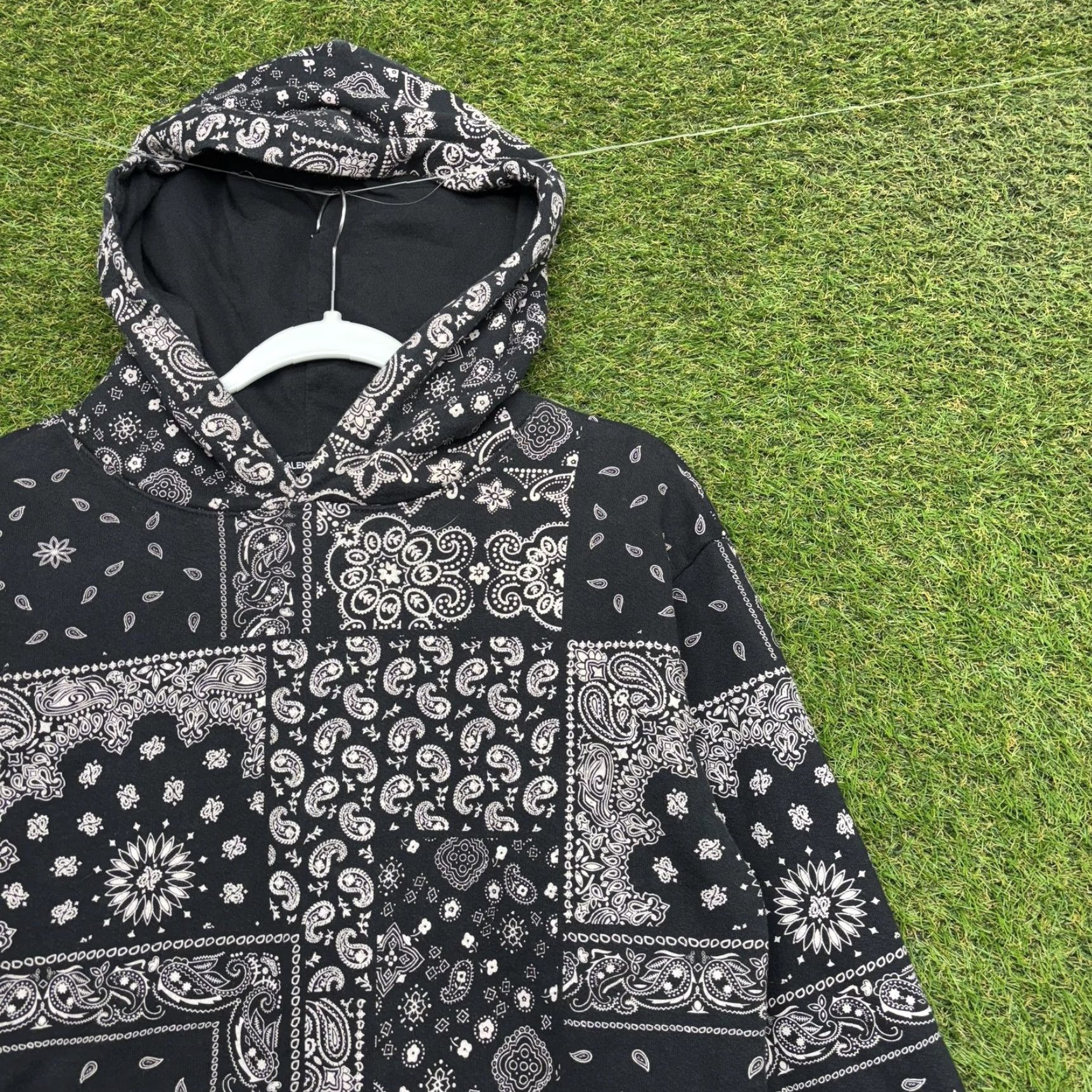 Talentless Talentless Hoodie Mens Small Bandana Paisley Patchwork Pullover Sweatshirt AOP Size US S / EU 44-46 / 1 - 2 Thumbnail