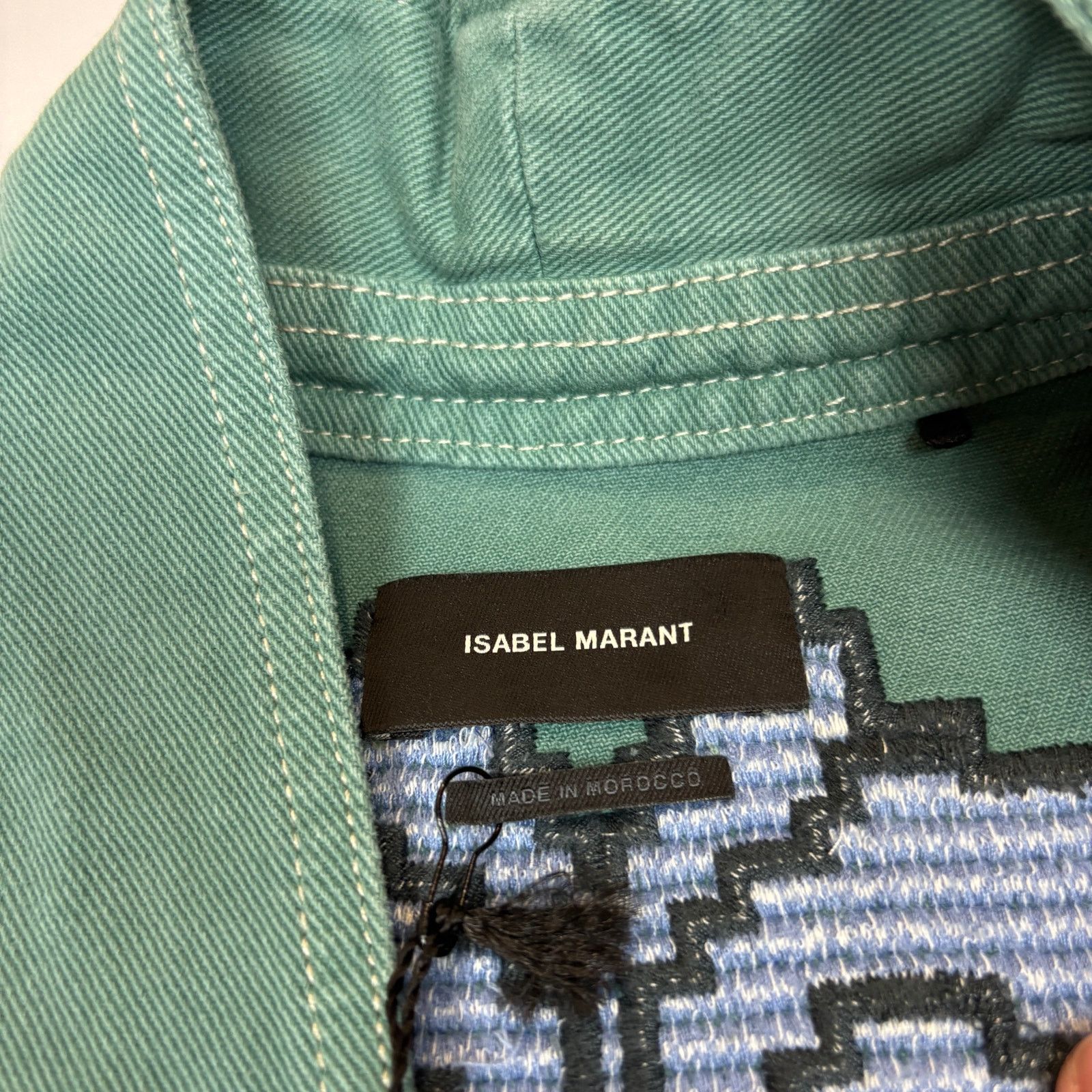 Isabel Marant NWT Isabel Marant Erilane Vest Jacket Celadan Women's 34 Size XS / US 0-2 / IT 36-38 - 3 Thumbnail