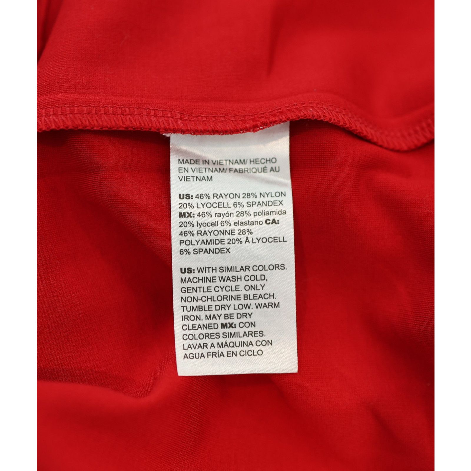 Chicos NWT CHICO'S Red Ponte Split Sleeve Knit Top Size 2 L $79.50 Size L / US 10 / IT 46 - 6 Thumbnail