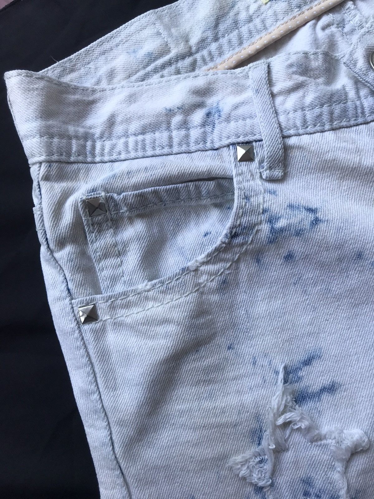 Japanese Brand Blue Moon Blue Tie Dye Distressed Denim/Jeans Size US 30 / EU 46 - 4 Thumbnail