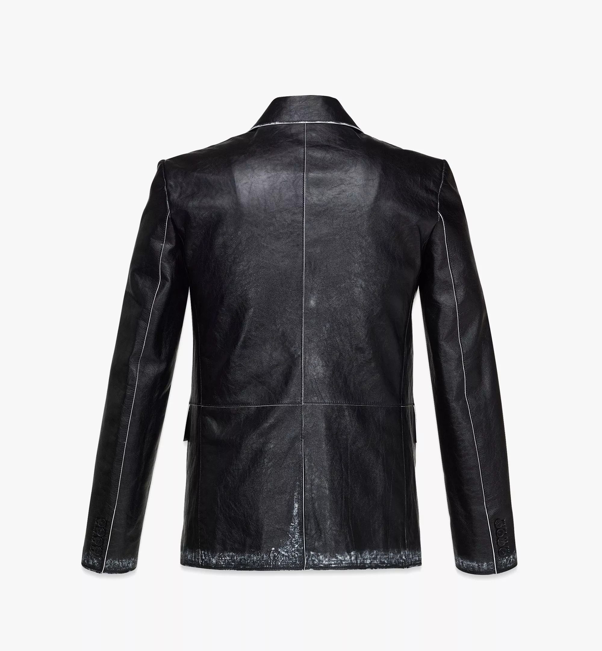 MCM o1mt1gz0126 Cyberpunk Blazer in Lamb Leather in Black Size US M / EU 48-50 / 2 - 2 Thumbnail