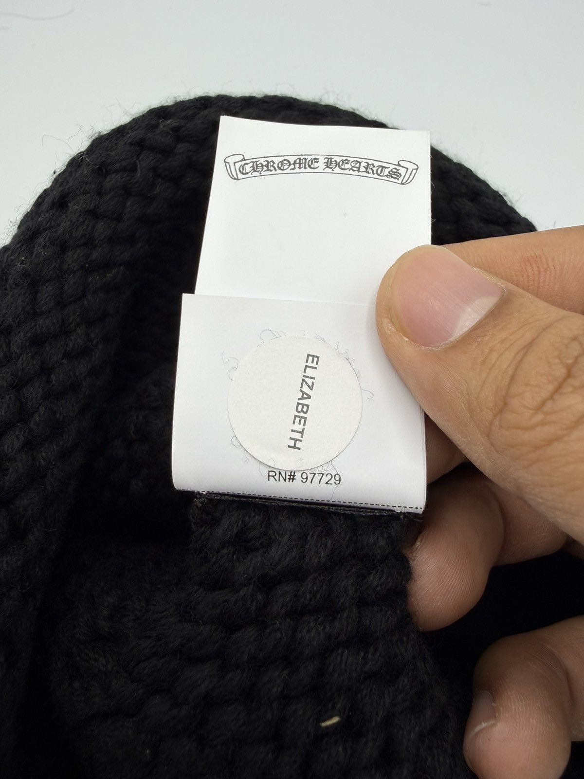 Chrome Hearts Chrome hearts Fleur Patch Cashmere Beanie Size ONE SIZE - 8 Thumbnail