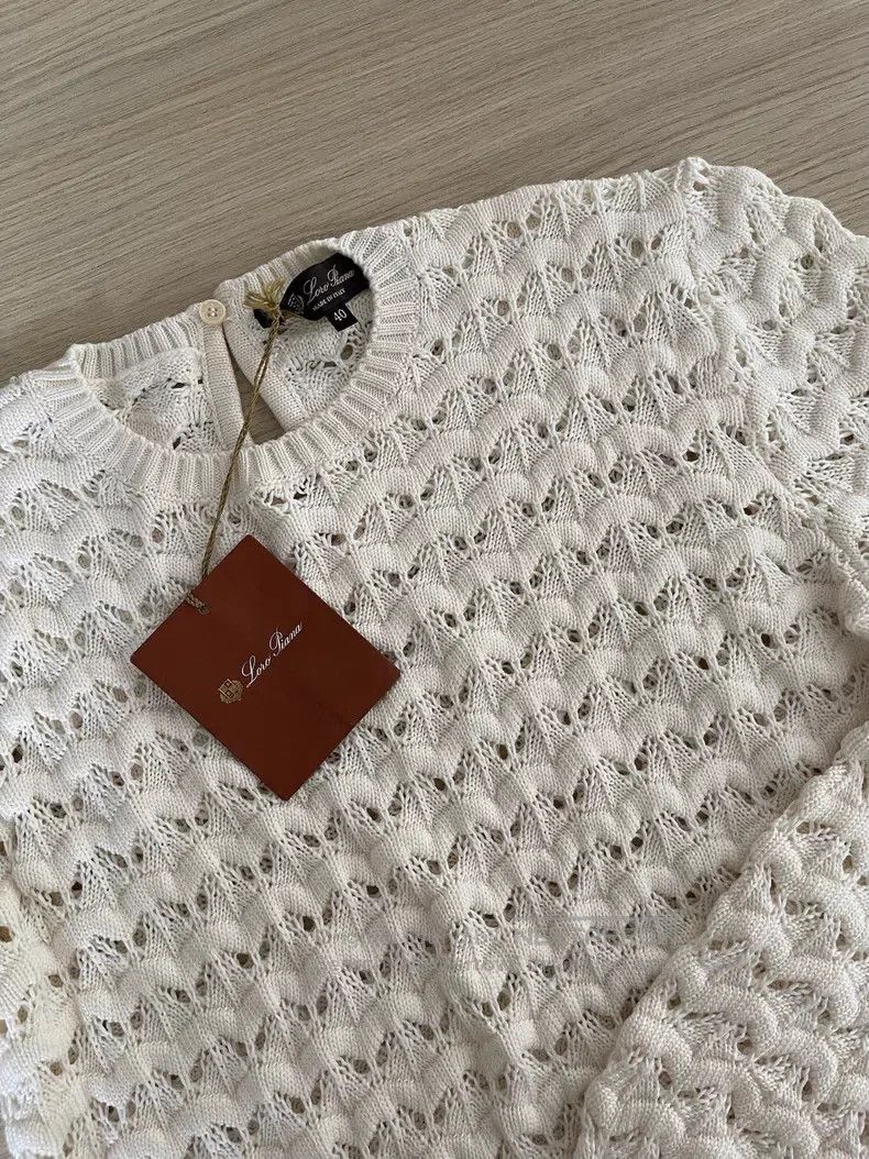 Loro Piana Loro Piana White knit dress Size XS / US 0-2 / IT 36-38 - 4 Thumbnail
