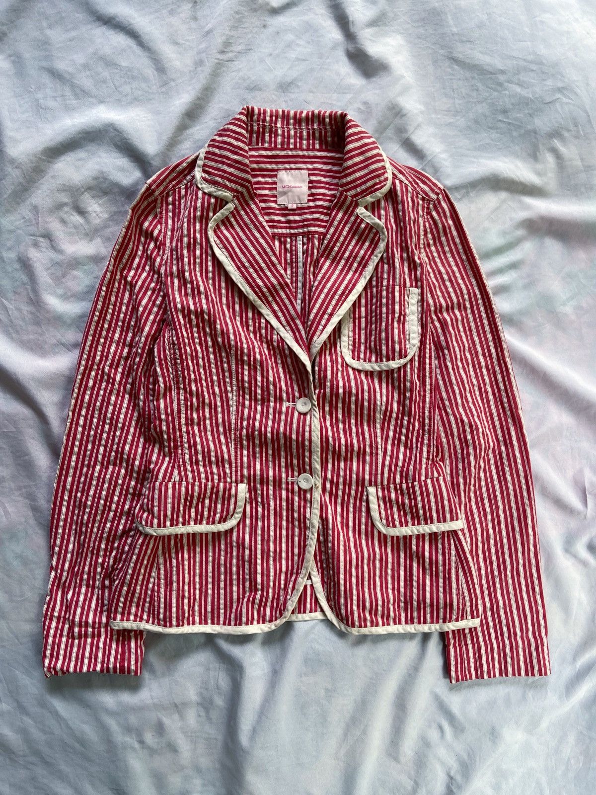 MCM MCM MUNCHEN CASUP STRIPED BLAZER Size M / US 6-8 / IT 42-44 - 1 Thumbnail