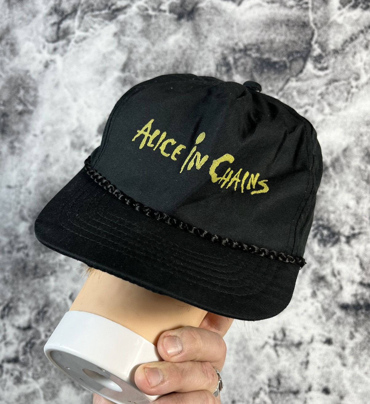 Band Tees Vintage 90s Alice In Chains Hat Grunge Snapback Rare Korea Size ONE SIZE - 9 Thumbnail
