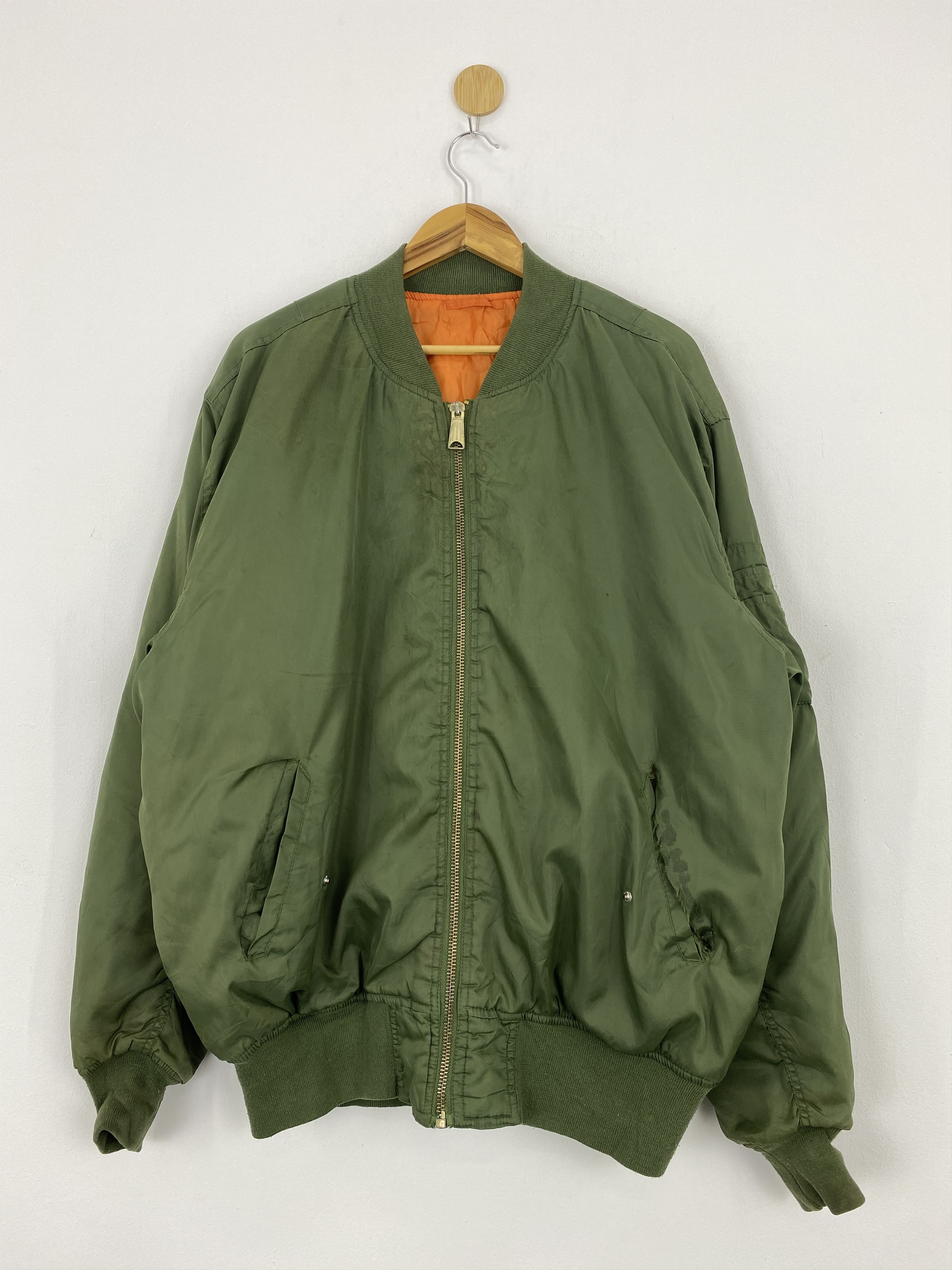 Other Vintage Japanese Brand Air Force Style Flying Jacket J1865 Size US XXL / EU 58 / 5 - 1 Thumbnail