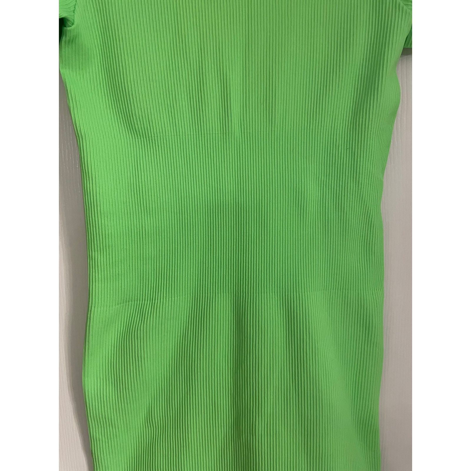 Other NWOT OQQ Zip Front Short Sleeve Mini Bodycon Dress Size M / US 6-8 / IT 42-44 - 6 Thumbnail