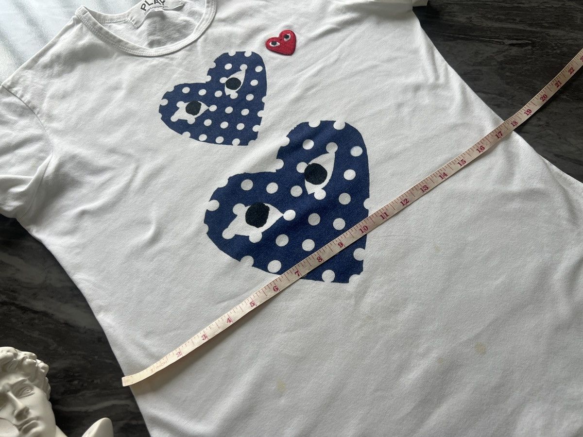 Comme des Garcons PLAY Comme De Garcons x Play : Double Blue and Red Heart Size XL / US 12-14 / IT 48-50 - 12 Thumbnail