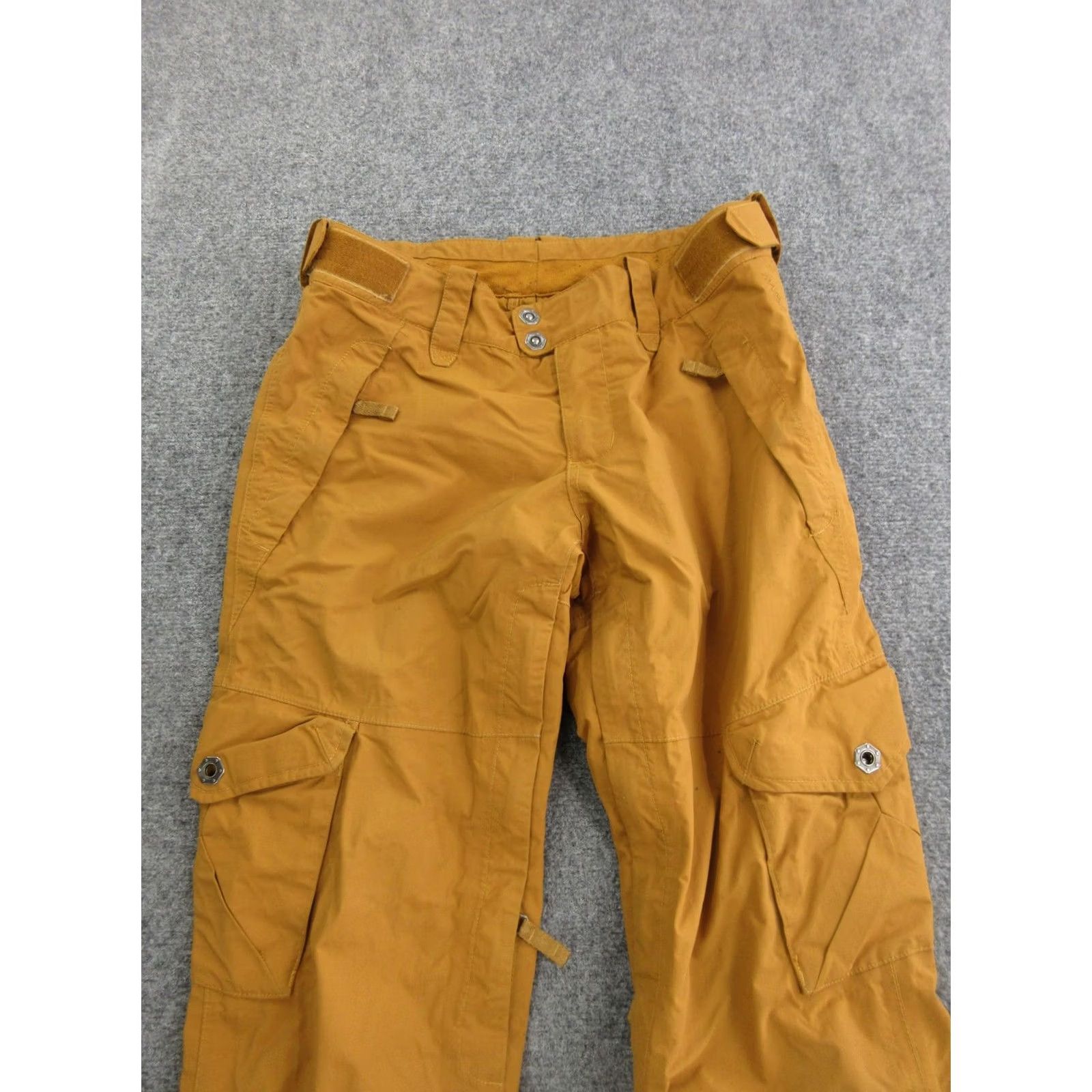 The North Face The North Face Snow Pants Womens Small Yellow Insulated Ski Cargo Flare Leg Size 28" / US 6 / IT 42 - 2 Thumbnail