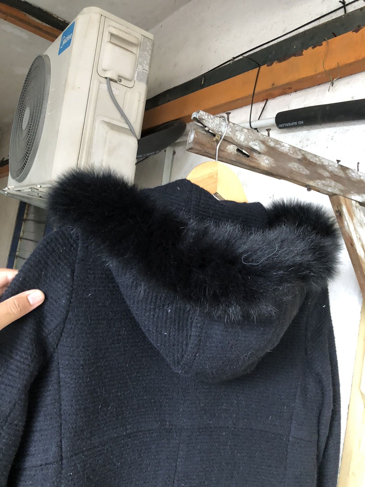Yohji Yamamoto Ined by Yohji Yamamoto Wool Blend Winter Duffle Coat Hoodie Size M / US 6-8 / IT 42-44 - 12 Thumbnail