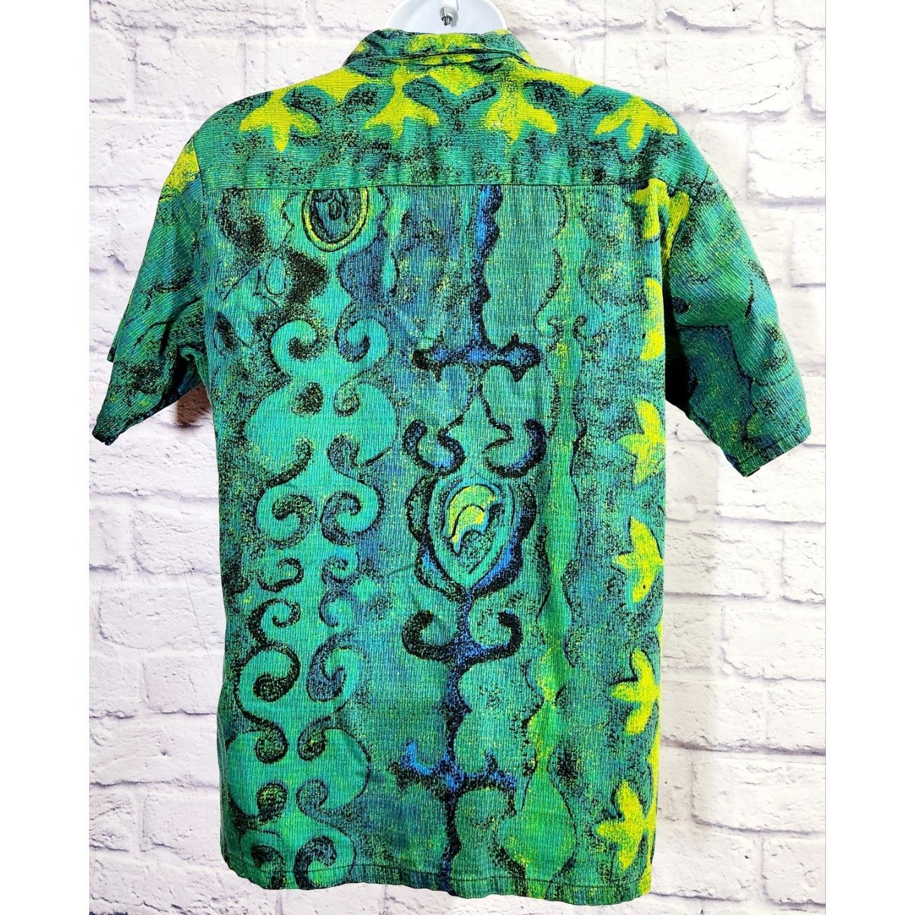 Other Vintage Sea Island Swimwear Barkcloth Button Up Top Small Size US S / EU 44-46 / 1 - 3 Thumbnail
