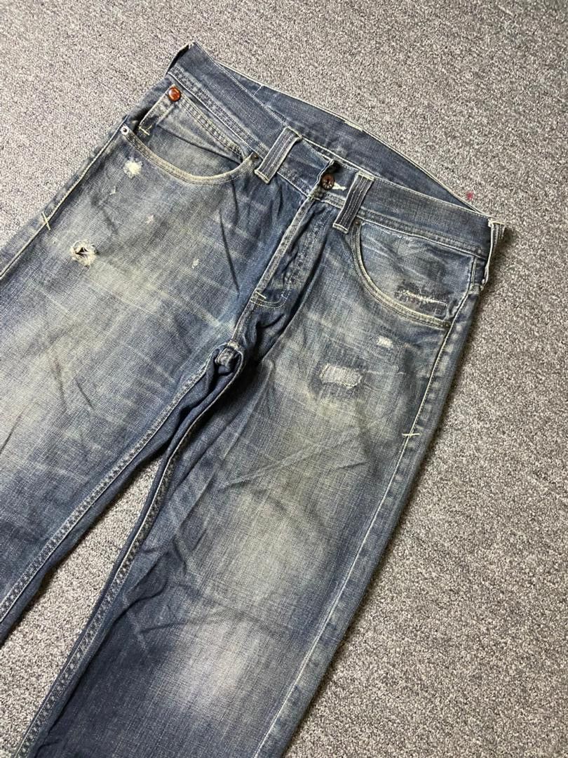 Evisu 🔥Vintage EVISU & PUMA Distressed Denim Jeans 🔥 (135) Size US 34 / EU 50 - 12 Thumbnail