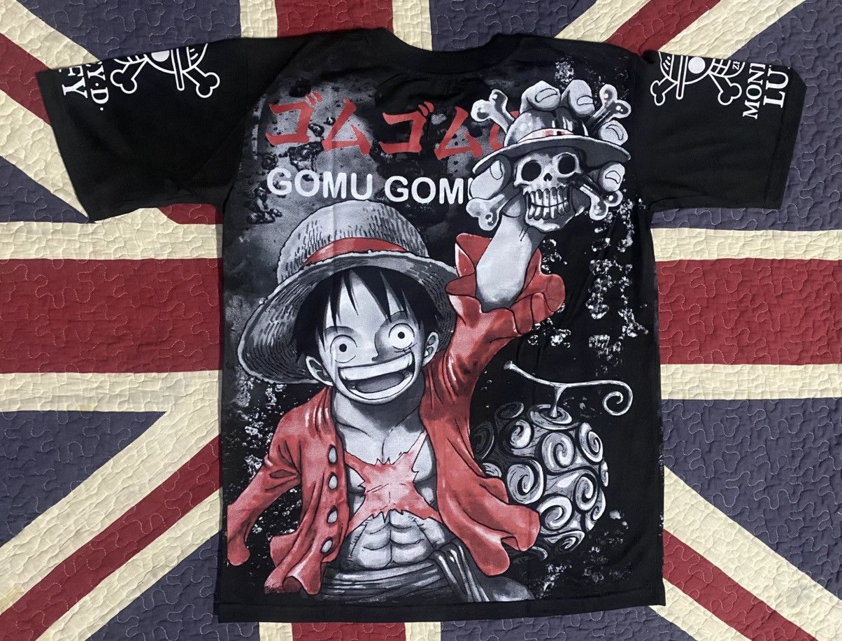 One Piece one piece x anime x gomu gomu x bootleg x ovp x shonen jump Size US L / EU 52-54 / 3 - 3 Thumbnail