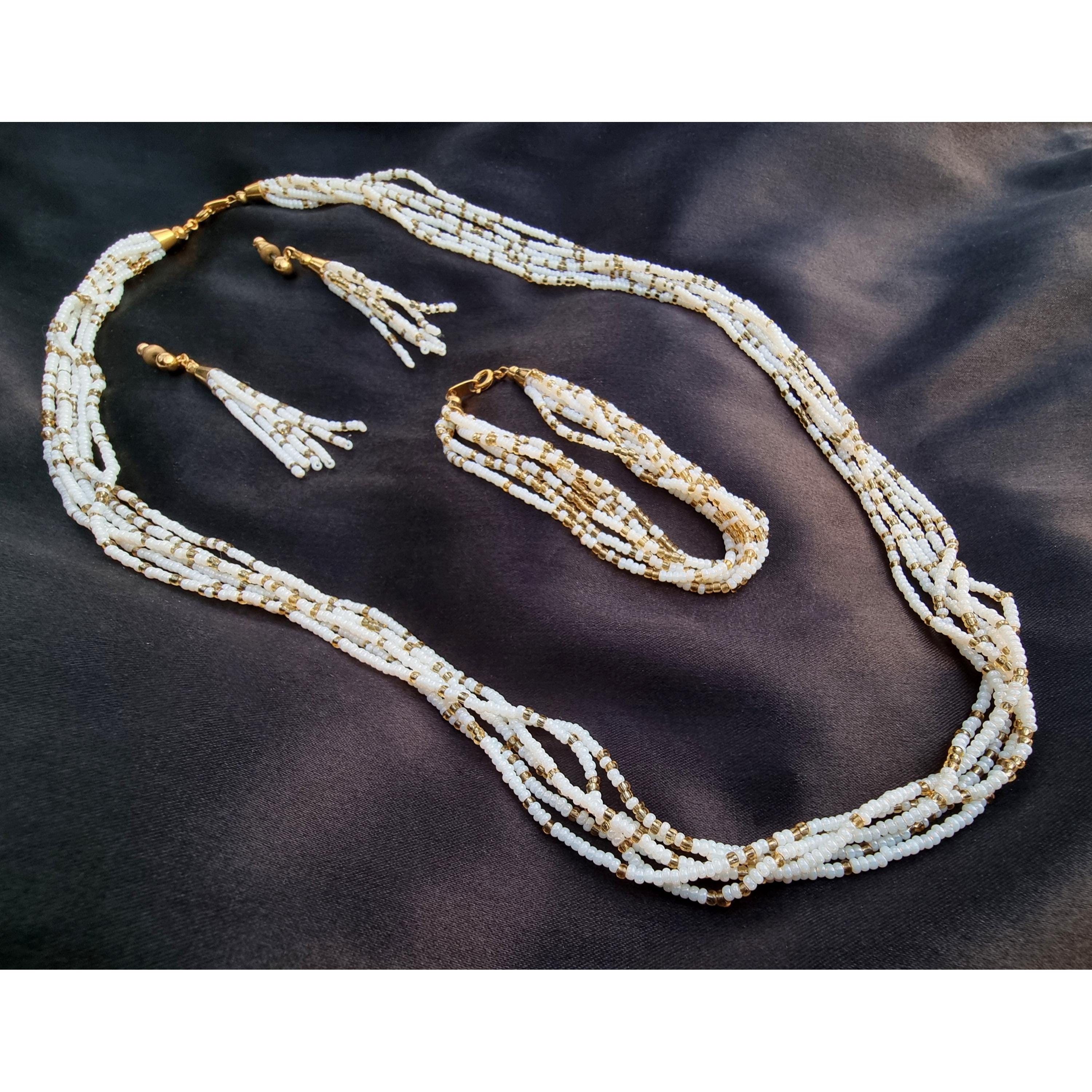 Vintage Vintage 1950s-1960s CROWN TRIFARI Signed Multi Stranded Micr Size ONE SIZE - 2 Thumbnail