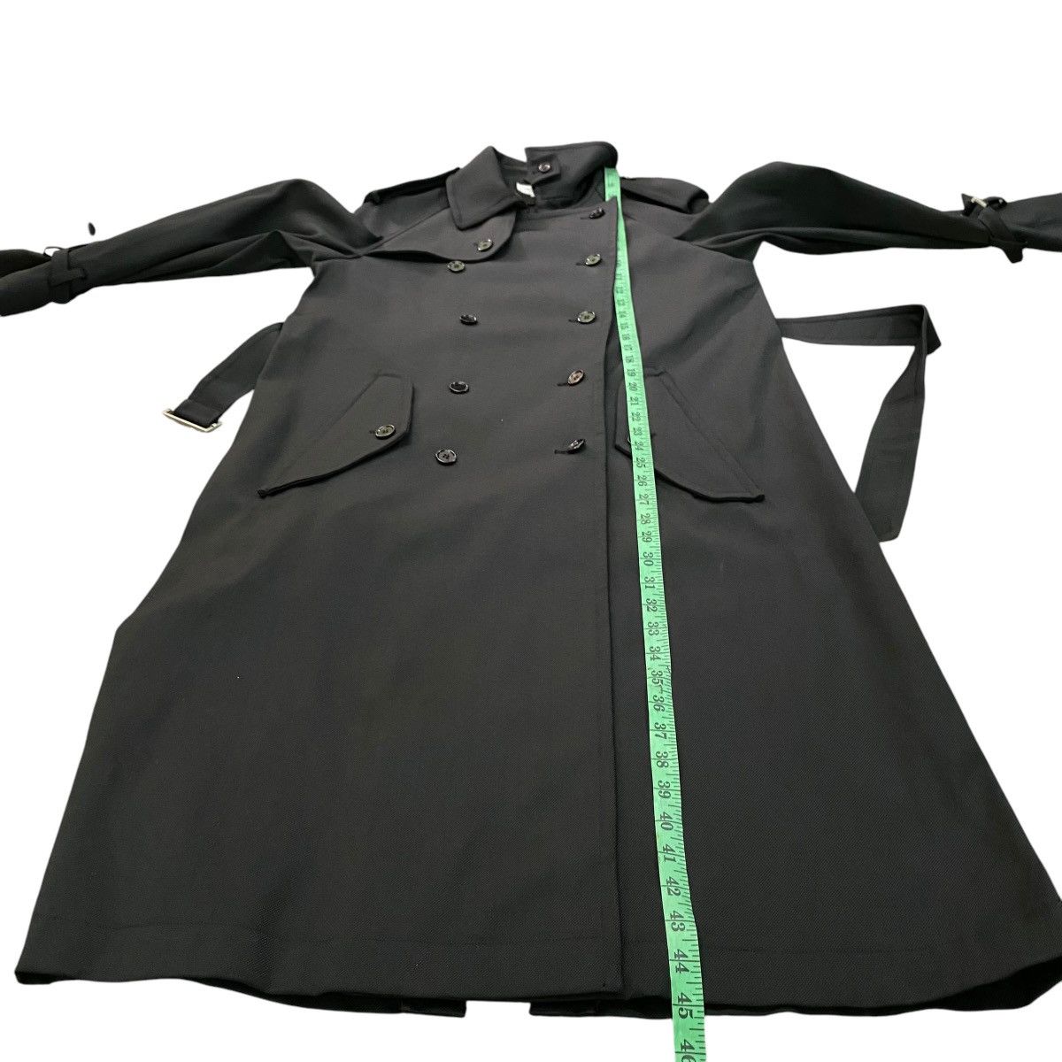 Designer Vintage Ter Et Bantine Long Coat Size 40 (S/M) Black Colour Size S / US 4 / IT 40 - 14 Thumbnail