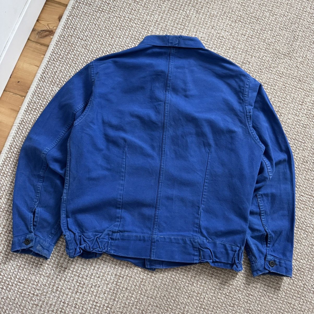 Le Laboureur 80s Lutteurs vintage distressed worn works sanfor jacket Size US L / EU 52-54 / 3 - 14 Thumbnail