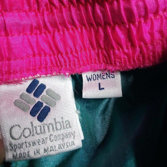 Columbia Vintage 90s Columbia Wind Shorts Women Teal Size 32" / US 10 / IT 46 - 2 Thumbnail