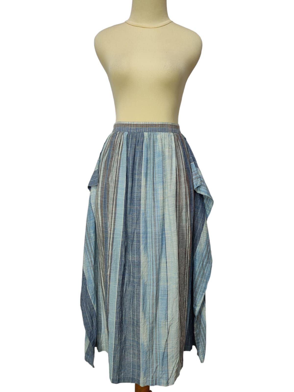 Issey Miyake Vtg🔥 Issey Miyake Multicolour Wings Maxi Skirt Size 27" / US 4 / IT 40 - 1 Thumbnail