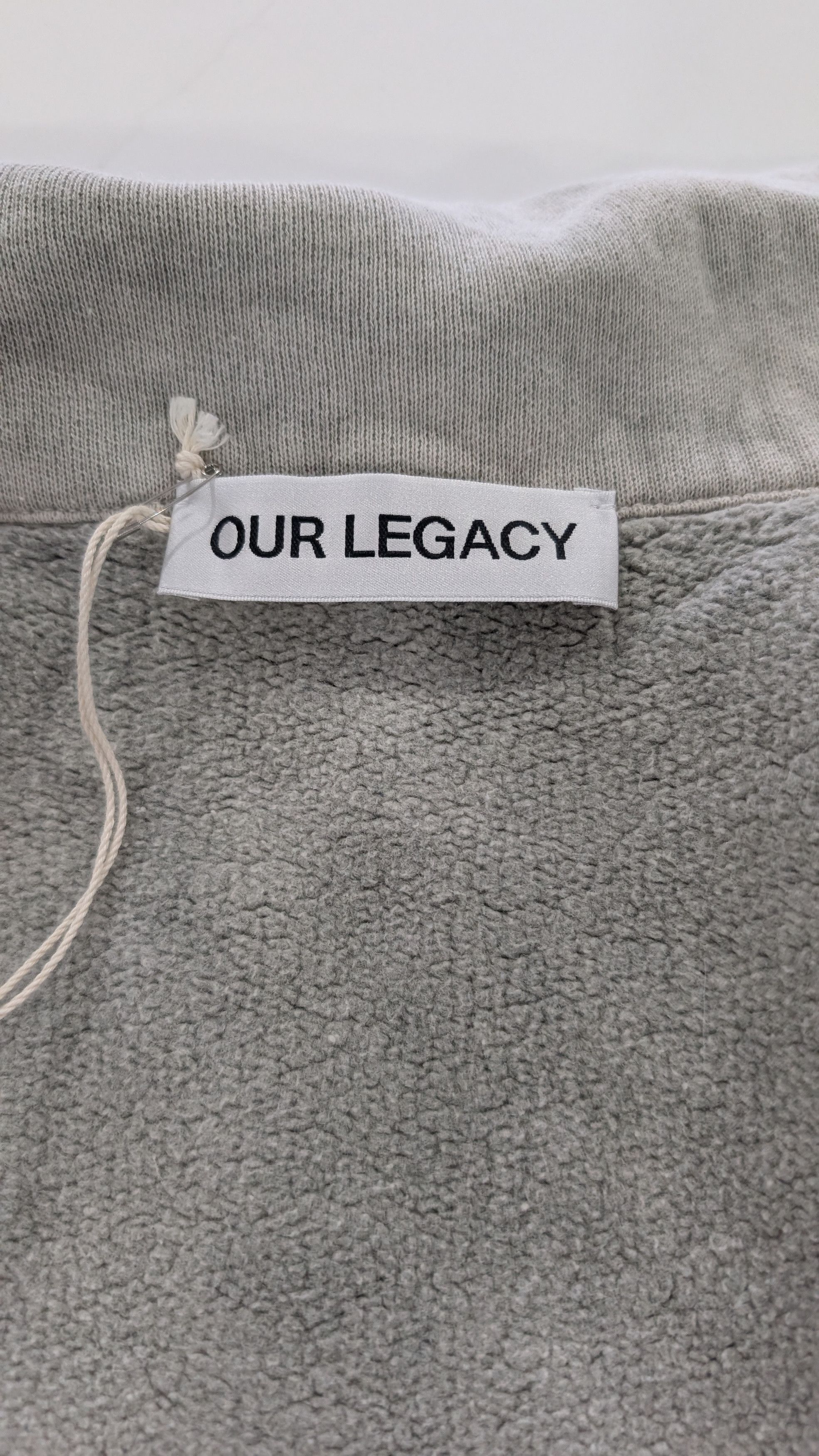 Our Legacy Our Legacy Shelter Cardigan 'Attic Wash Fleece' Size 48 Size US M / EU 48-50 / 2 - 8 Thumbnail
