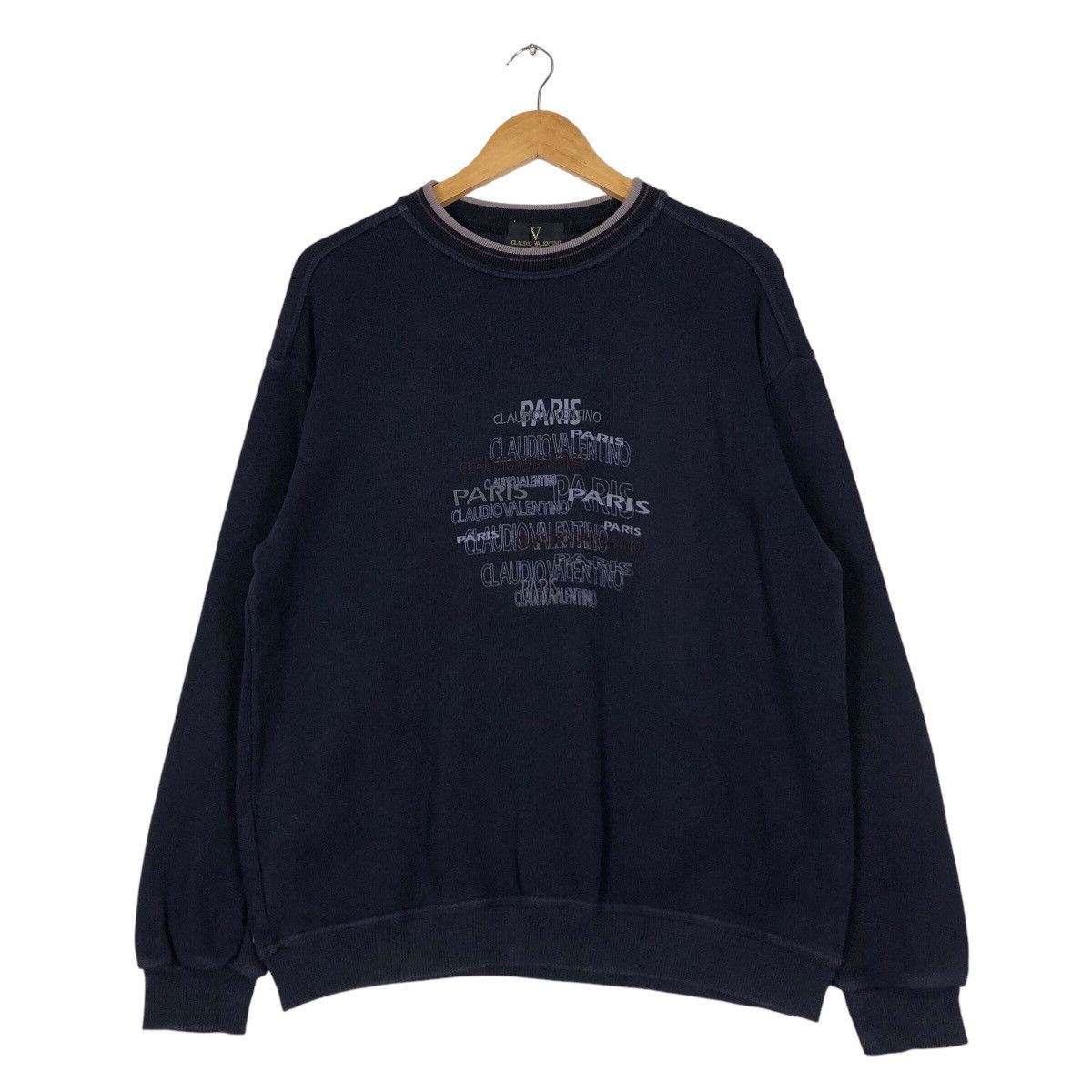 Vintage Claudia Valentino Paris Vintage Sweatshirt Medium Size Size US M / EU 48-50 / 2 - 1 Thumbnail