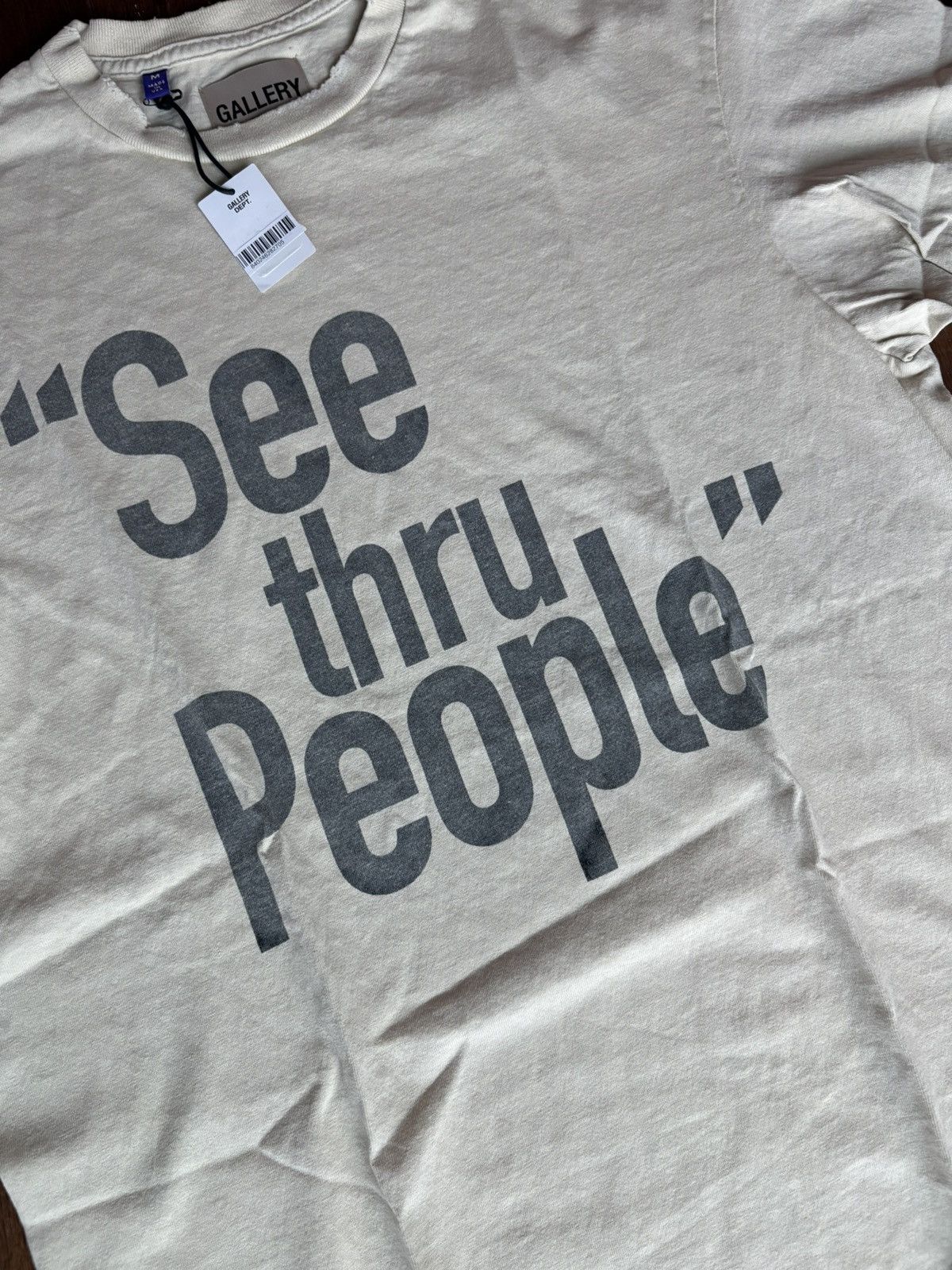 Gallery Dept. Gallery Dept. See Thru People Tee Shirt Size US M / EU 48-50 / 2 - 2 Thumbnail