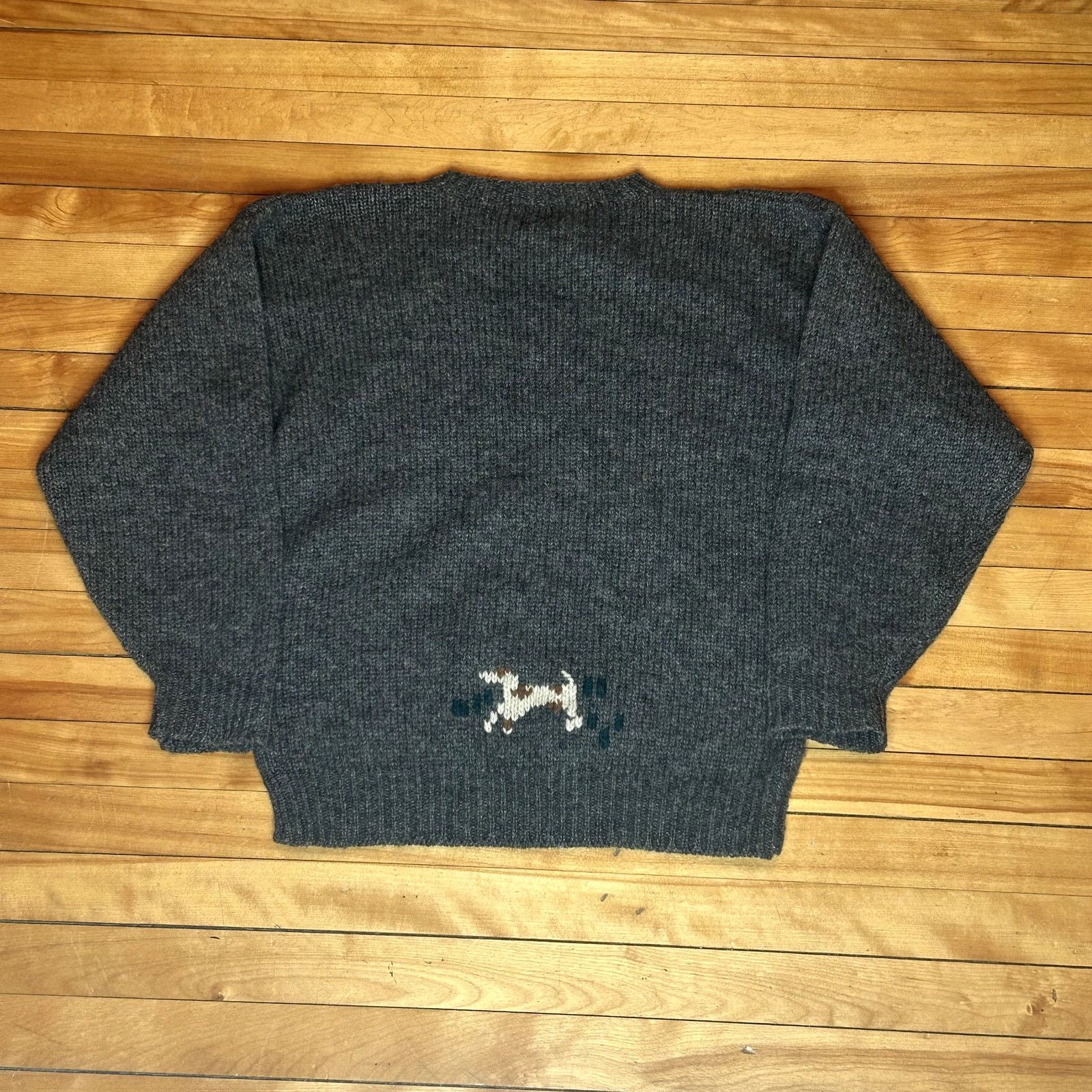 Vintage Deans Of Scotland Grey Shetland Wool Crewneck Large Size US L / EU 52-54 / 3 - 6 Thumbnail