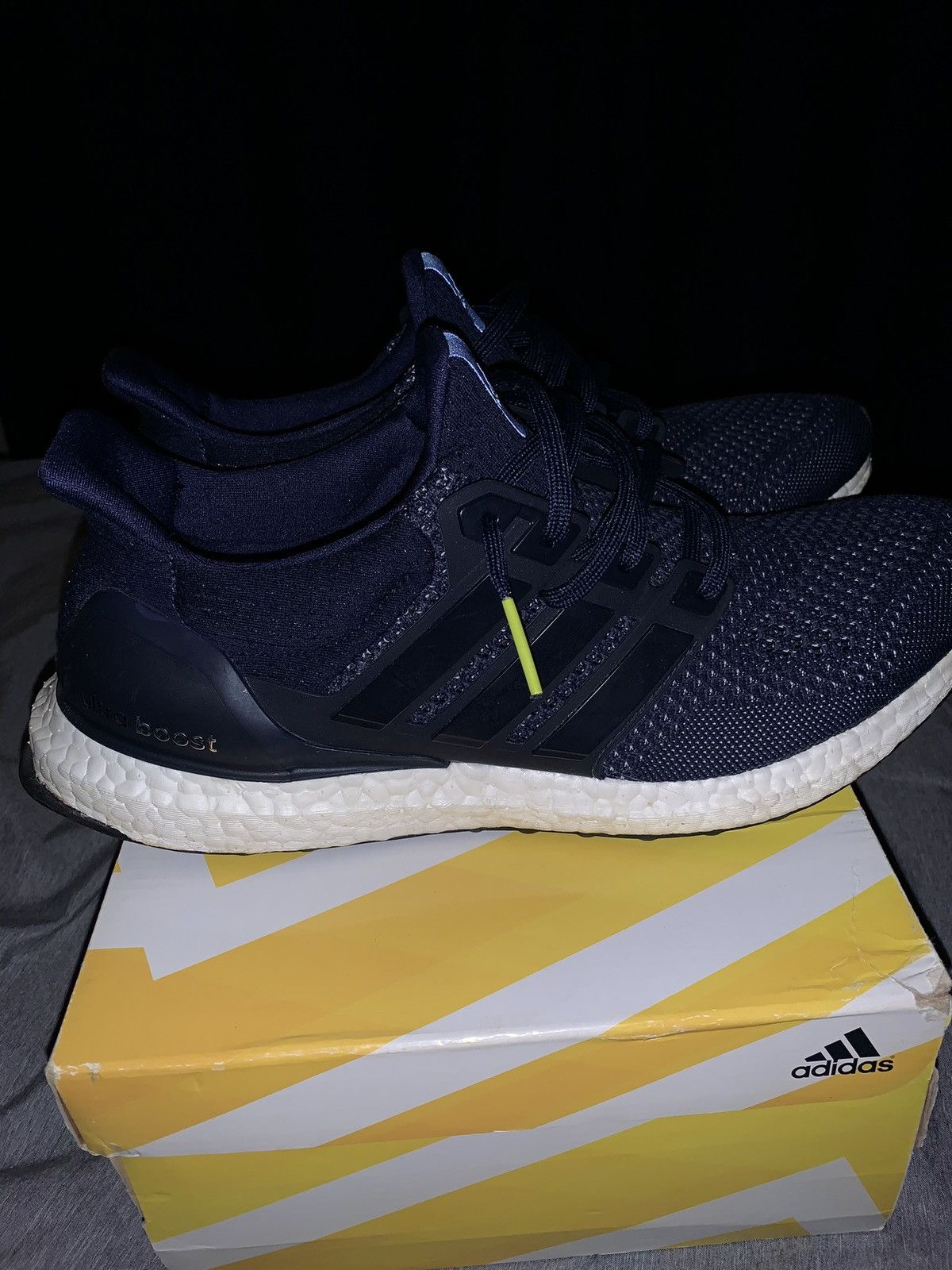 Adidas Ultraboost 1.0 Navy Size US 11 / EU 44 - 4 Thumbnail