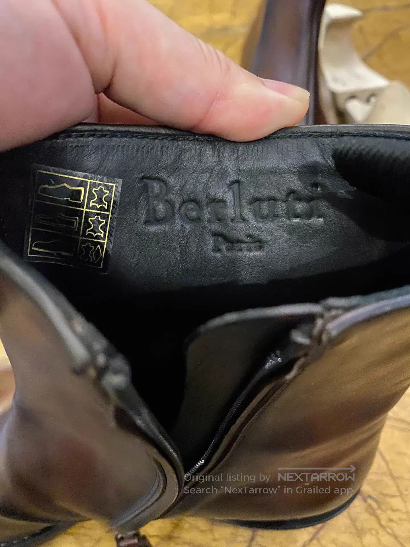 Berluti Brown Leather Ankle Boots Size 7.5. Size US 7.5 / EU 40-41 - 5 Thumbnail
