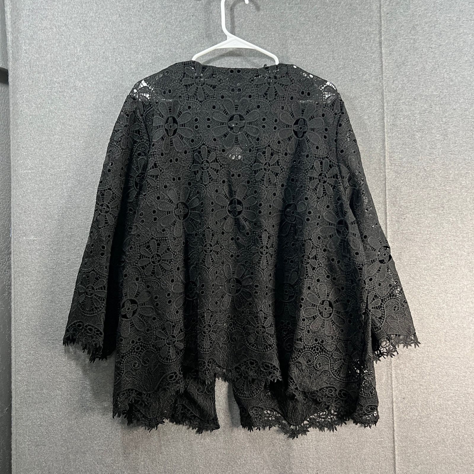 Other Susan Graver Occasions Crochet Lace 3/4 Sleeve Size 3XL / US 20-22 - 2 Thumbnail