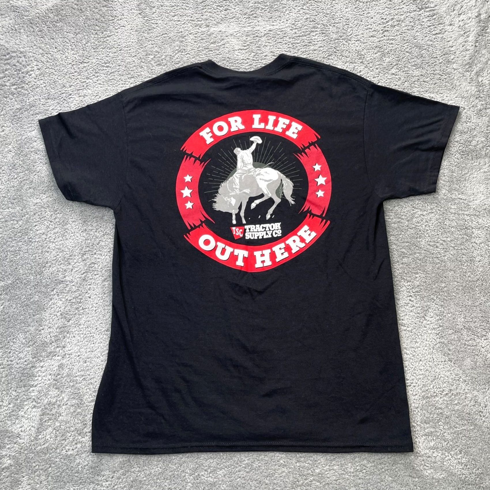 Vintage Tractor Supply Company Shirt Mens Large Cowboy Western Graphic Cotton TSC Shirt Mens Large Black Graphic Print Cotton TSC Clothing Men Shirt Size US L / EU 52-54 / 3 - 2 Thumbnail