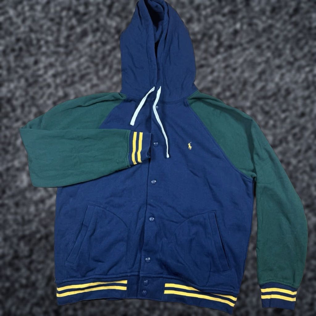 Polo Ralph Lauren Polo Ralph Lauren Hoodie Sweatshirt Mens Large L Multicolor Full Zip Button Close Size US L / EU 52-54 / 3 - 1 Thumbnail