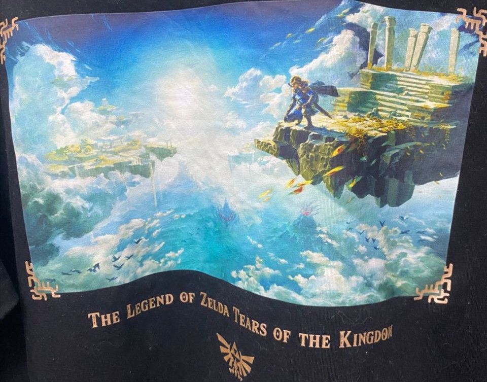 Anime Vintage The Legend Of zebra Tears Of The Kingdom Tshirt Size US L / EU 52-54 / 3 - 2 Thumbnail