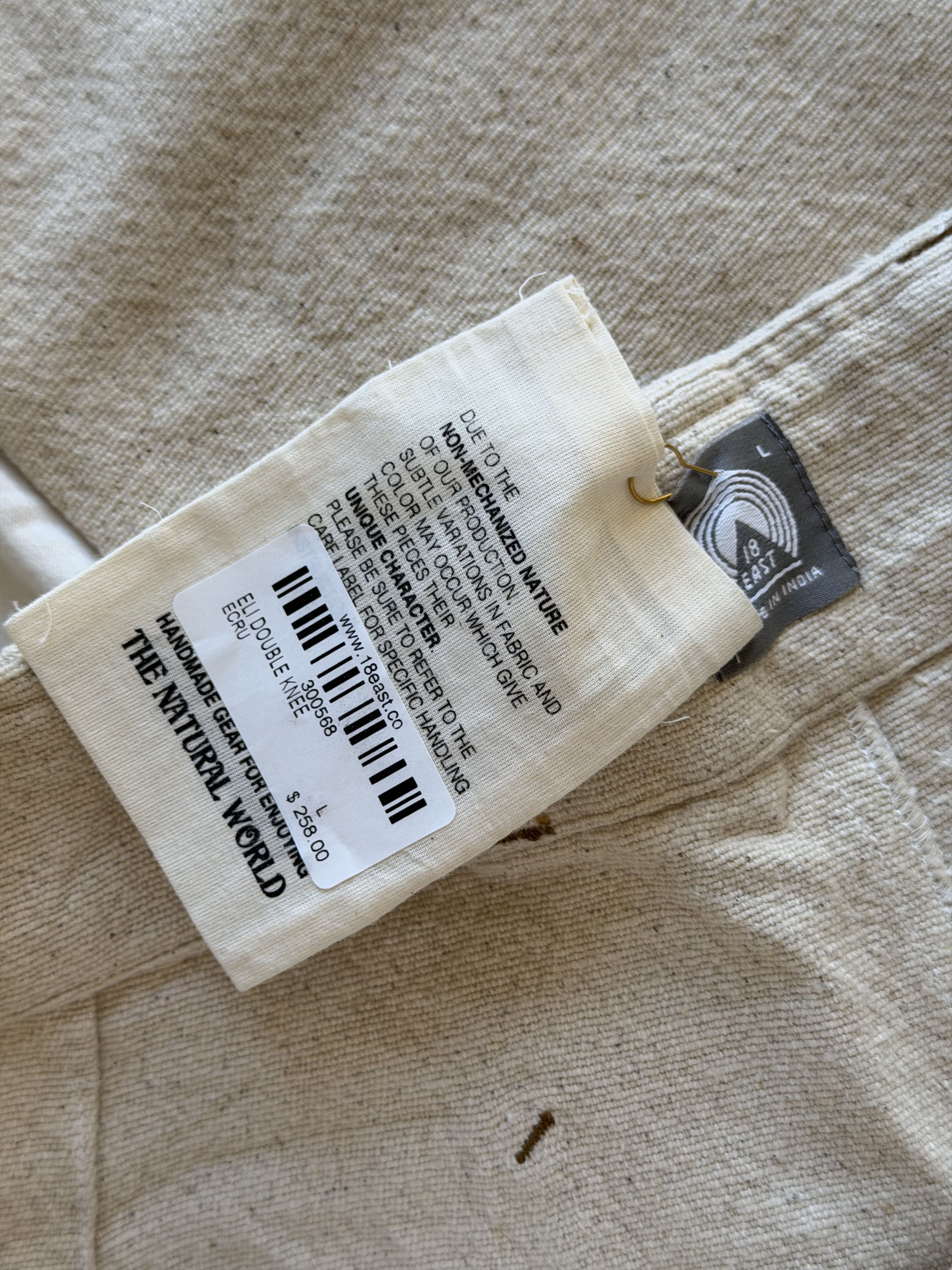 18 East 18 East Eli Hand Embroidered Double Knee Pants in Ecru White Size US 34 / EU 50 - 9 Thumbnail